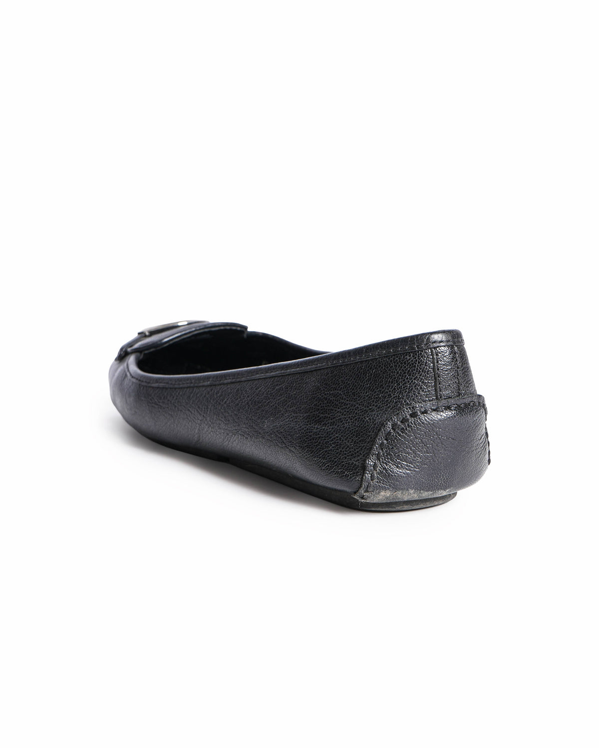 Michael Kors Lillie logo-charm Leather Ballerina