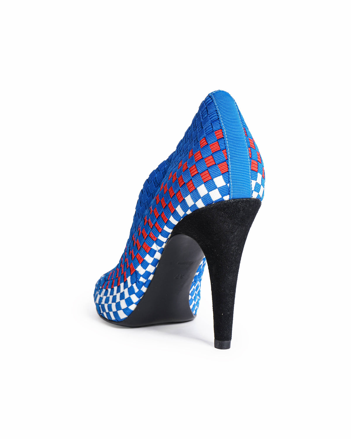Alexander Wang Tricolor Woven Fabric Carla Pumps