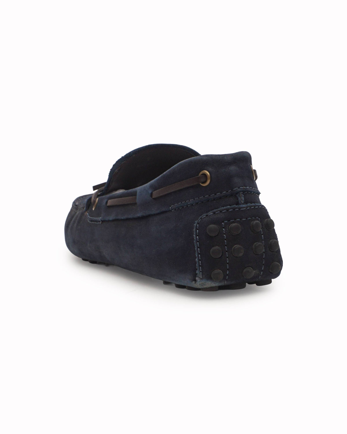 Tod's Ink Blue Suede Gommino Driving Loafers