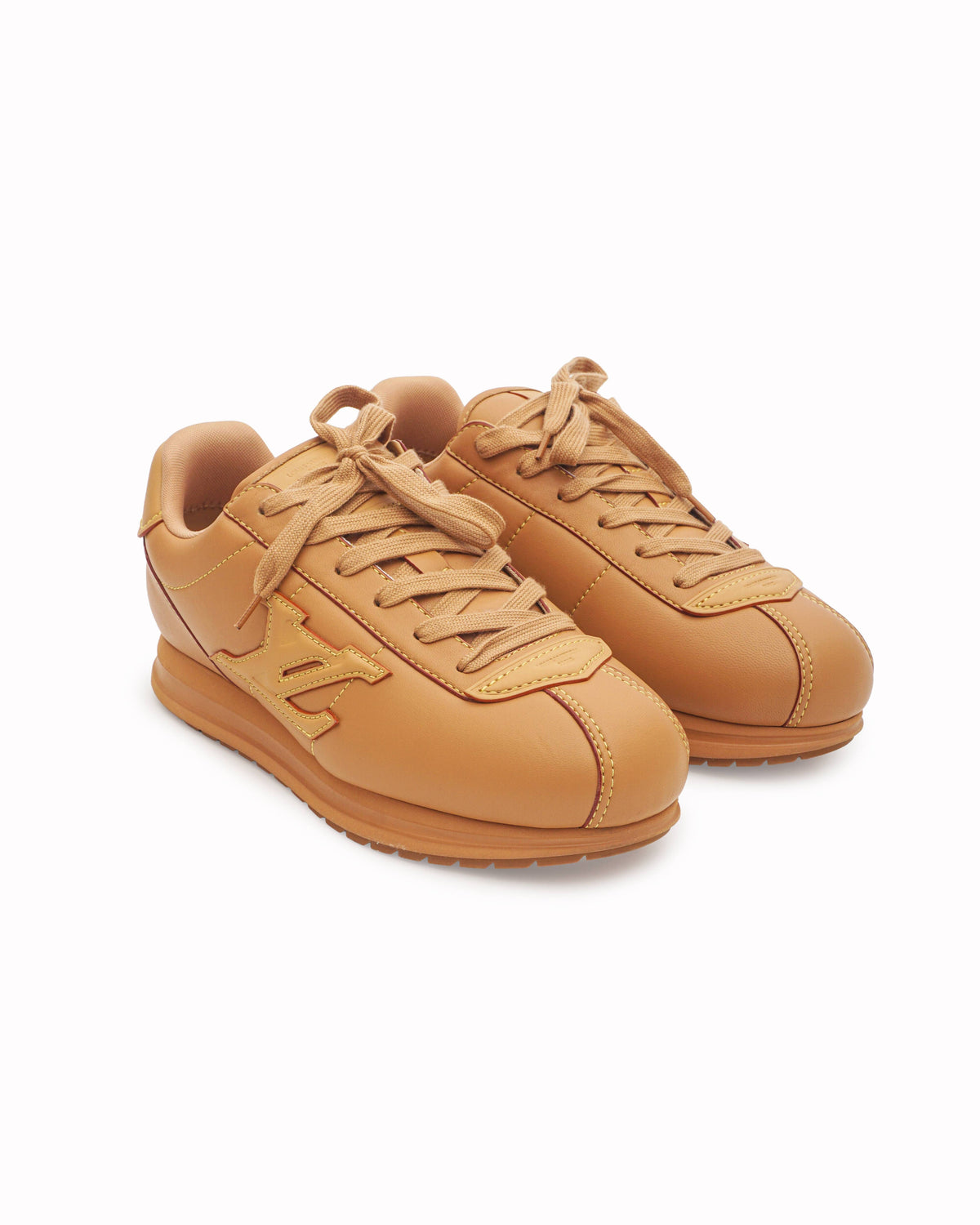 Louis Vuitton Beverly Hills Tan Leather Men's Sneakers