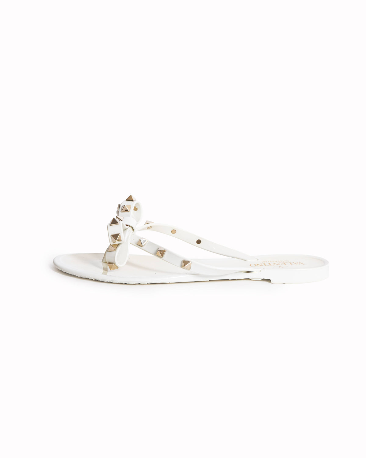 Valentino Garavani Rockstud Flat Thong Sandals