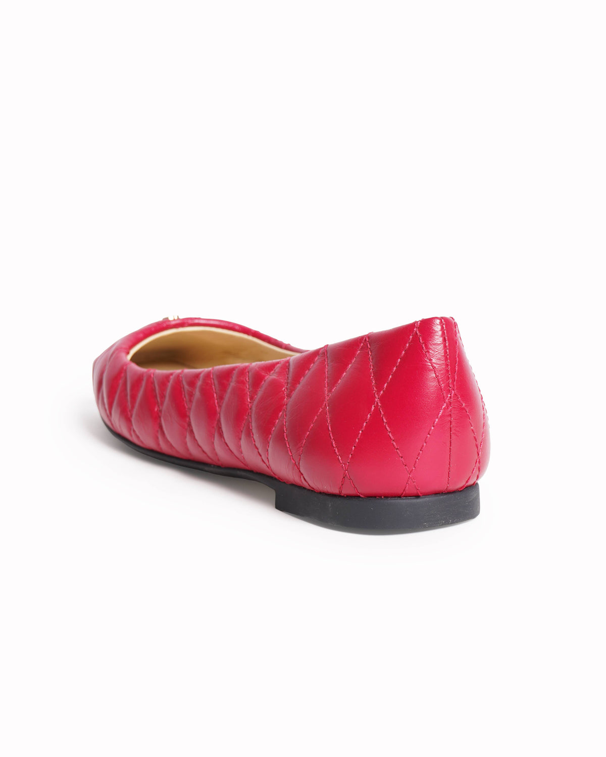 New Jimmy choo Leni raspberry quilted square toe ballet flat
