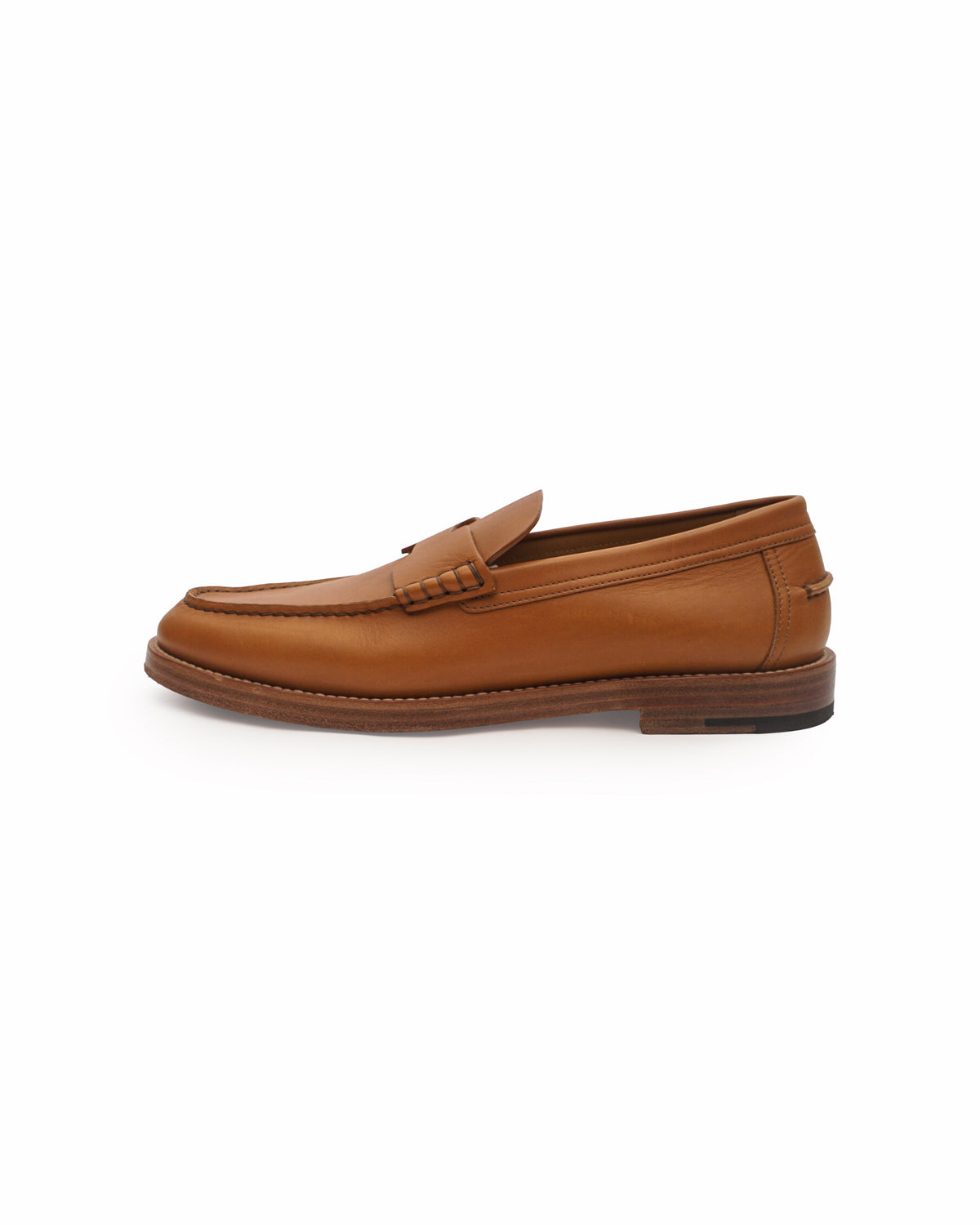 Hermès Tan Leather Kennedy H-Logo Loafers