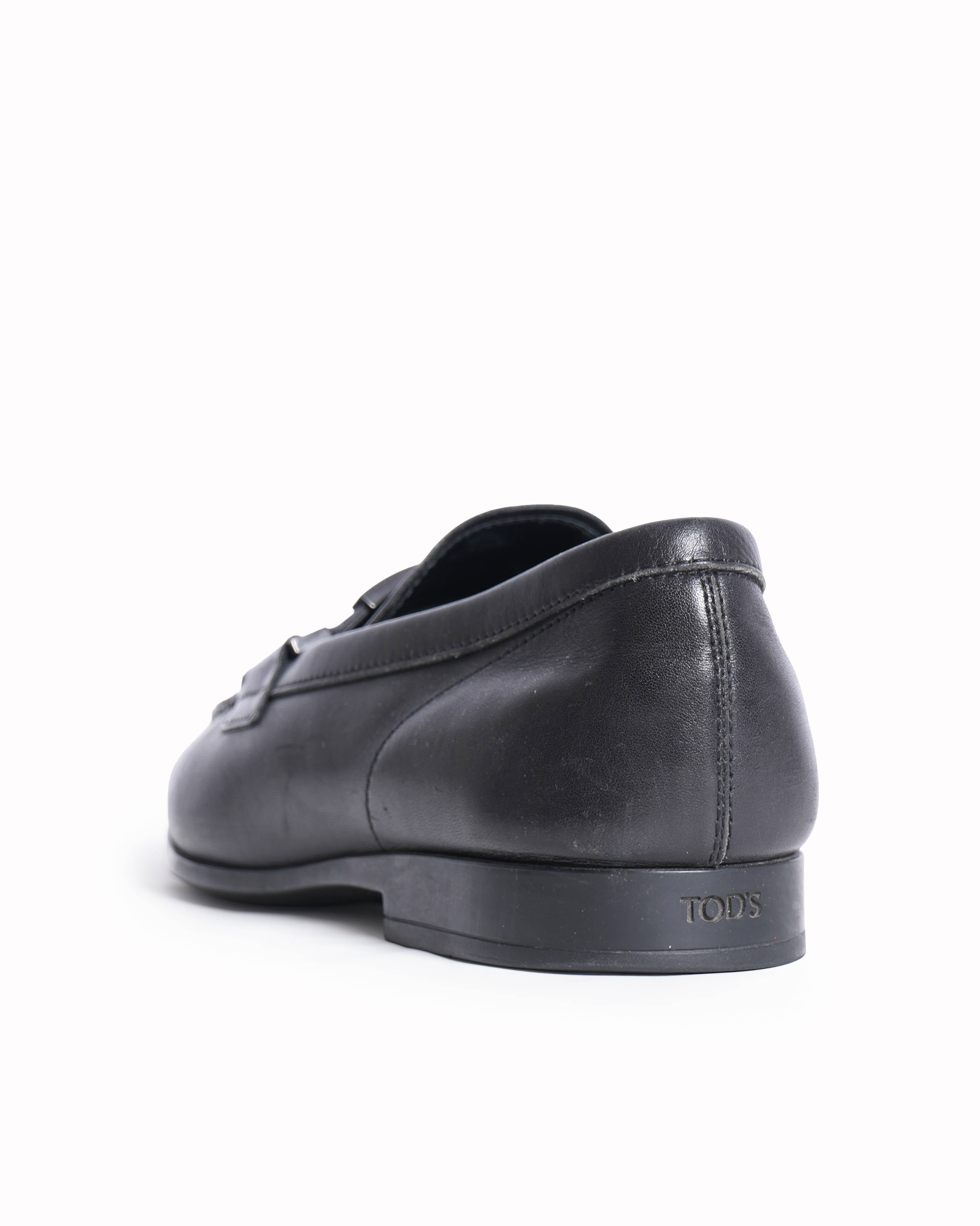 Tod's t timeless loafers in black leather