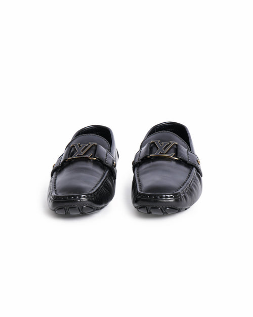 Louis Vuitton Men's Driving Loafers In Black