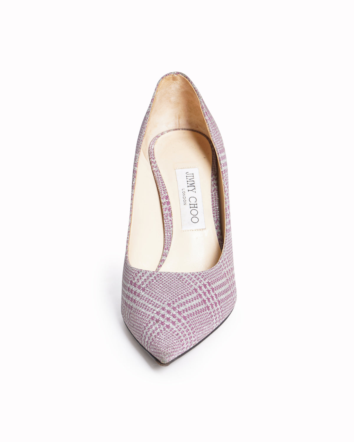 Jimmy choo love pointy fabric heels
