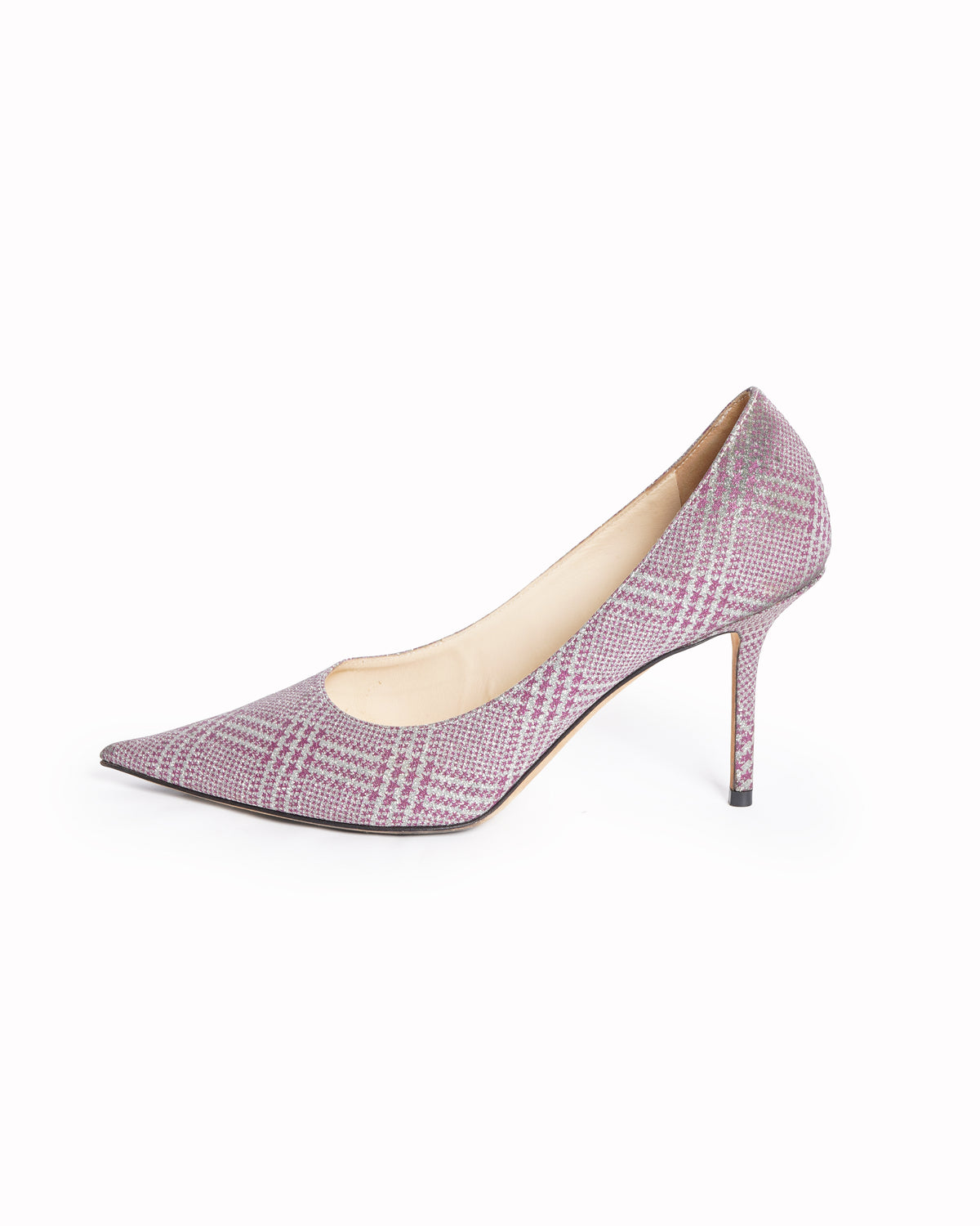 Jimmy choo love pointy fabric heels