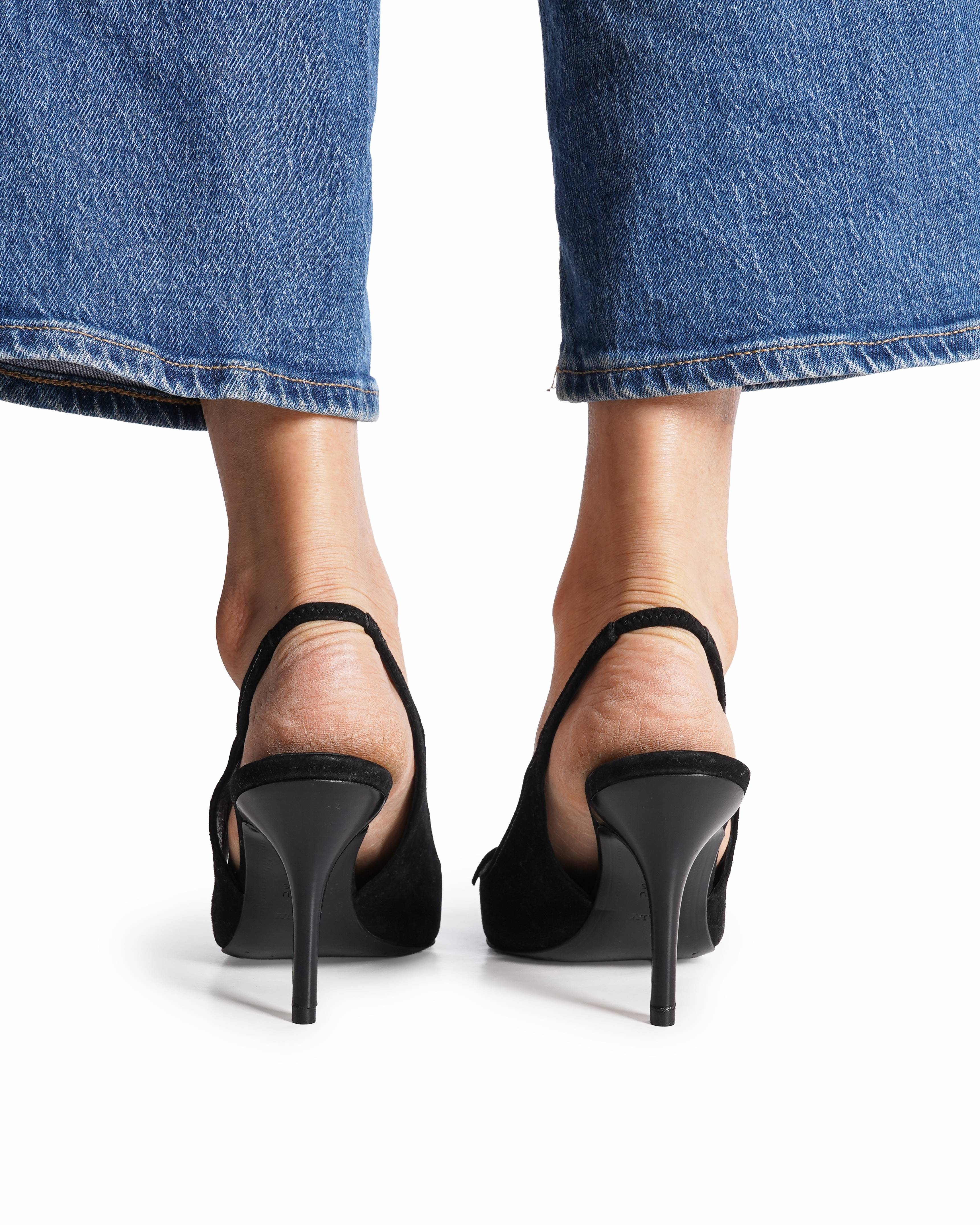 Bally Suede Pointy Toe Pumps