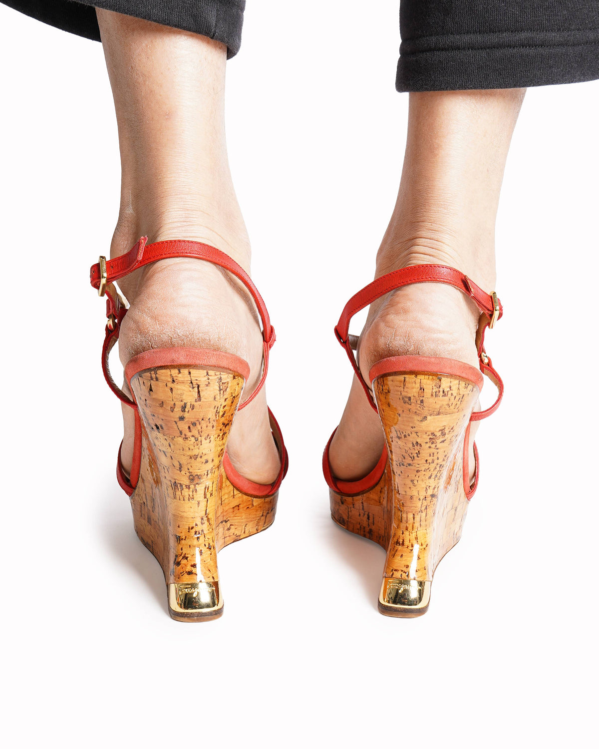 Salvatore Ferragamo Leather Printed Espadrilles