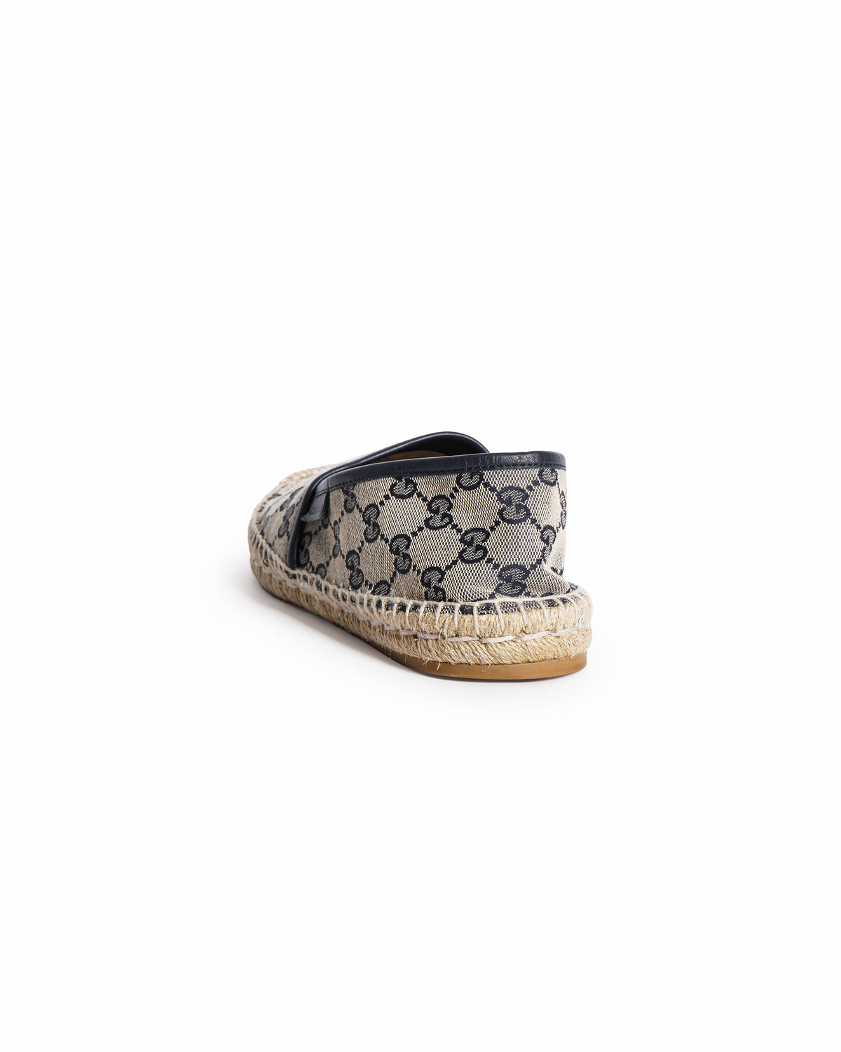 Gucci Men's Grey & Navy Blue GG Canvas Espadrilles