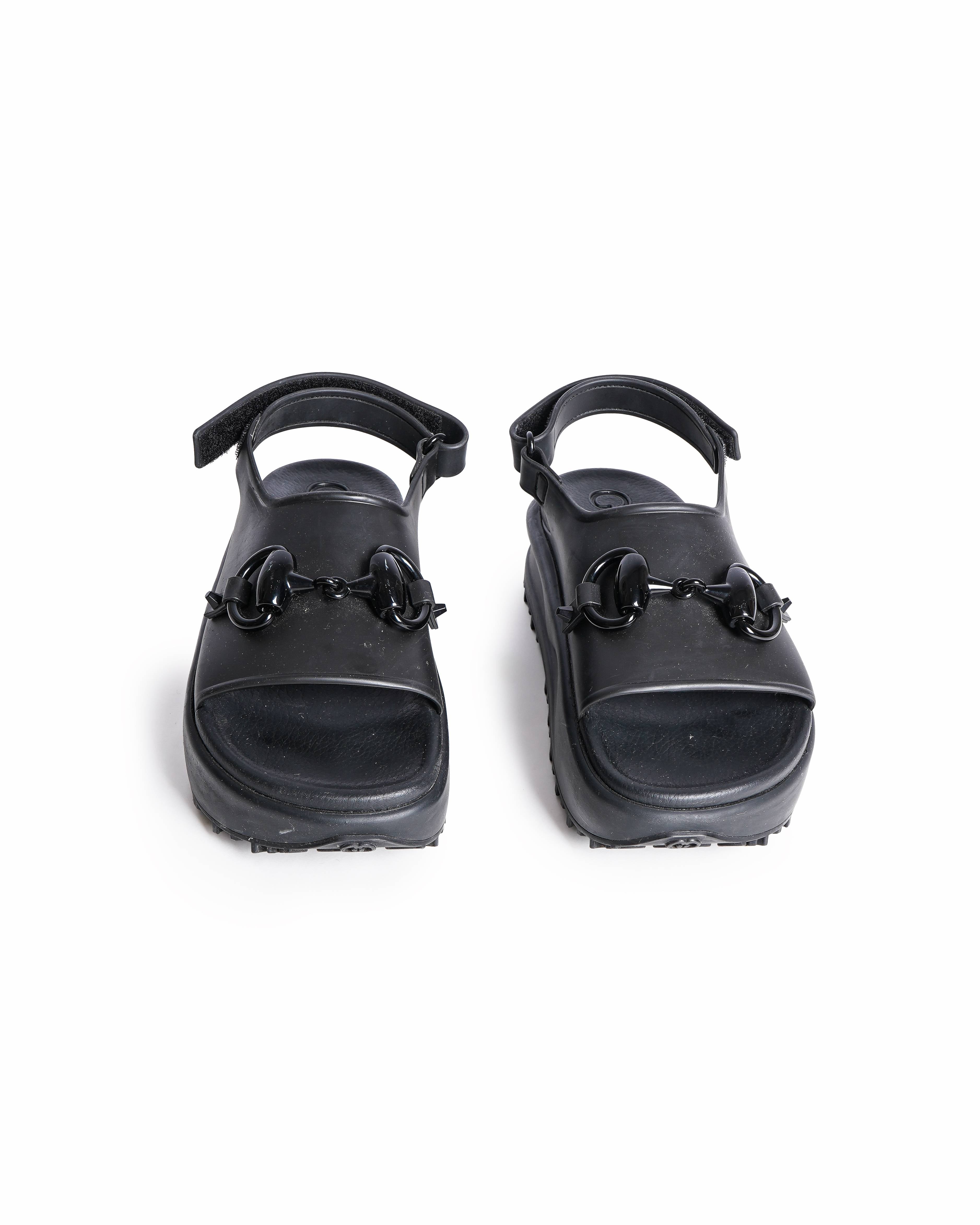 Gucci Horsebit rubber sandals