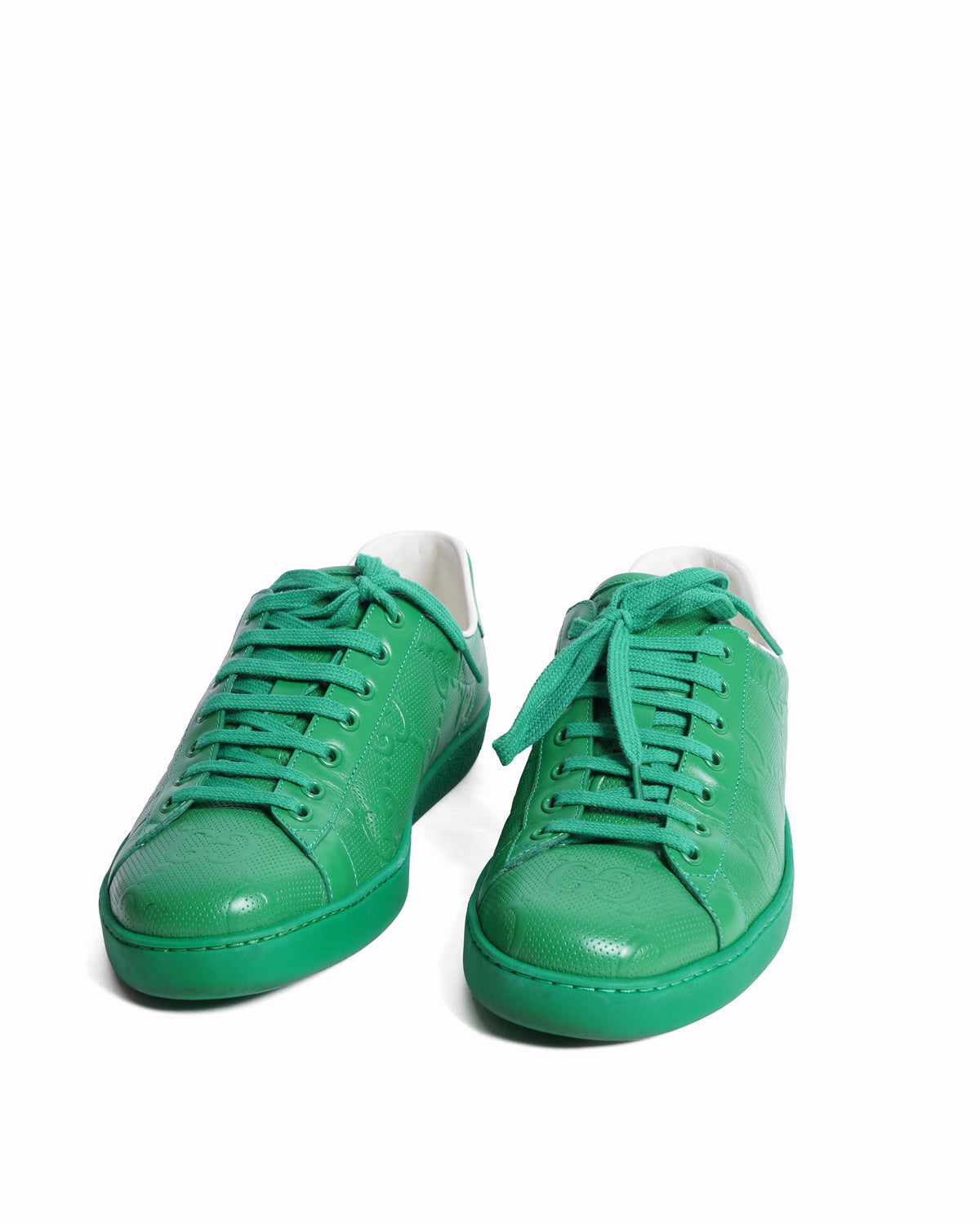 New Gucci ace gg sneakers in green