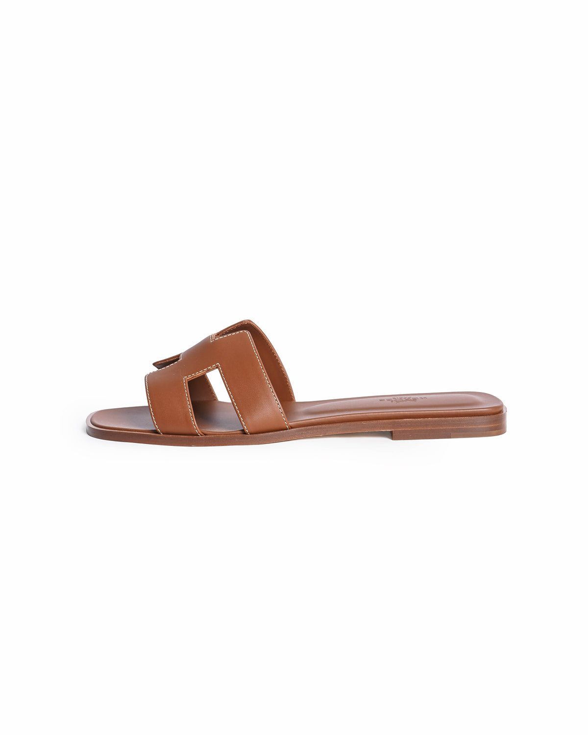 Hermès Oran Brown Flats