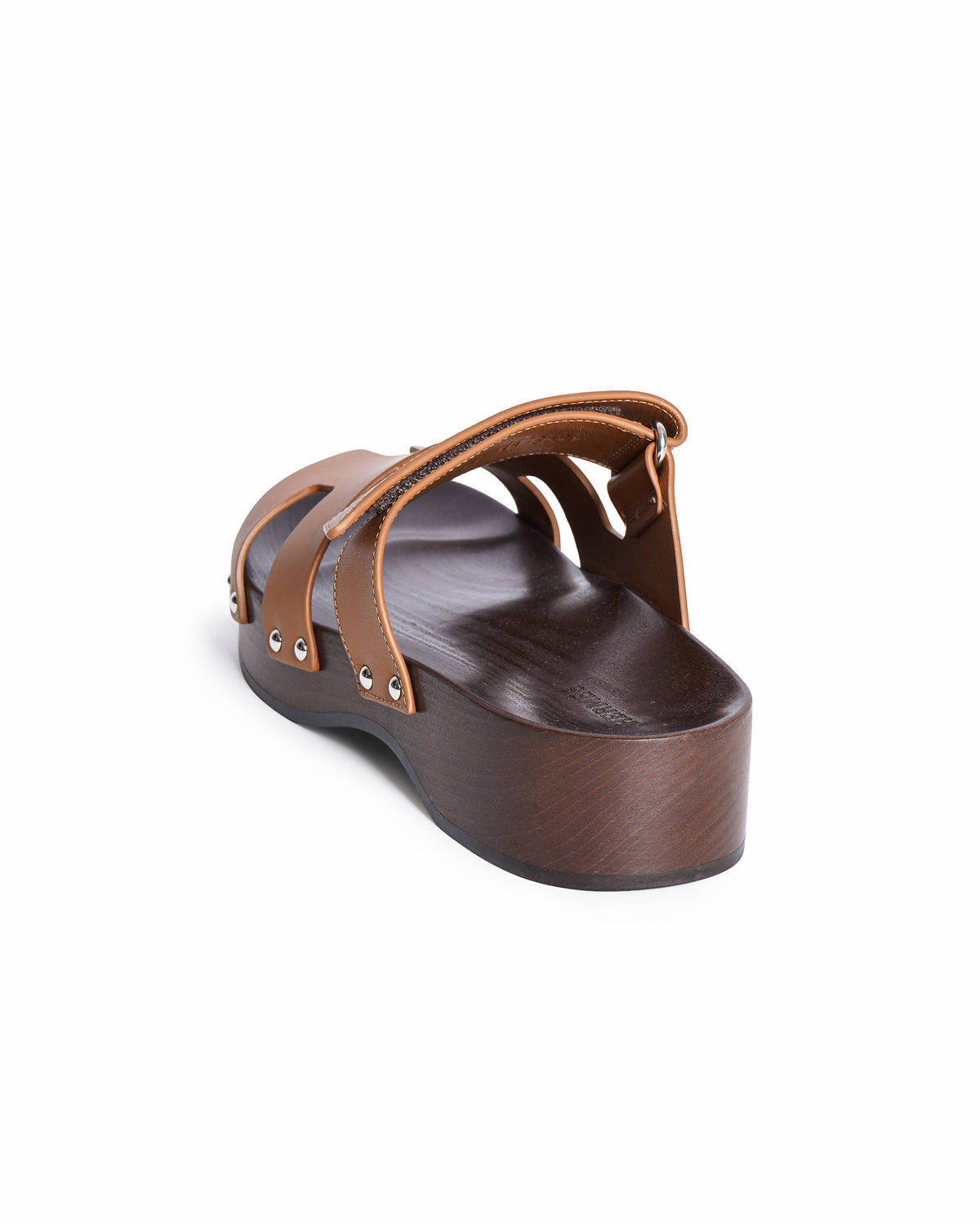 Hermès Chypre Brown Leather Sandals