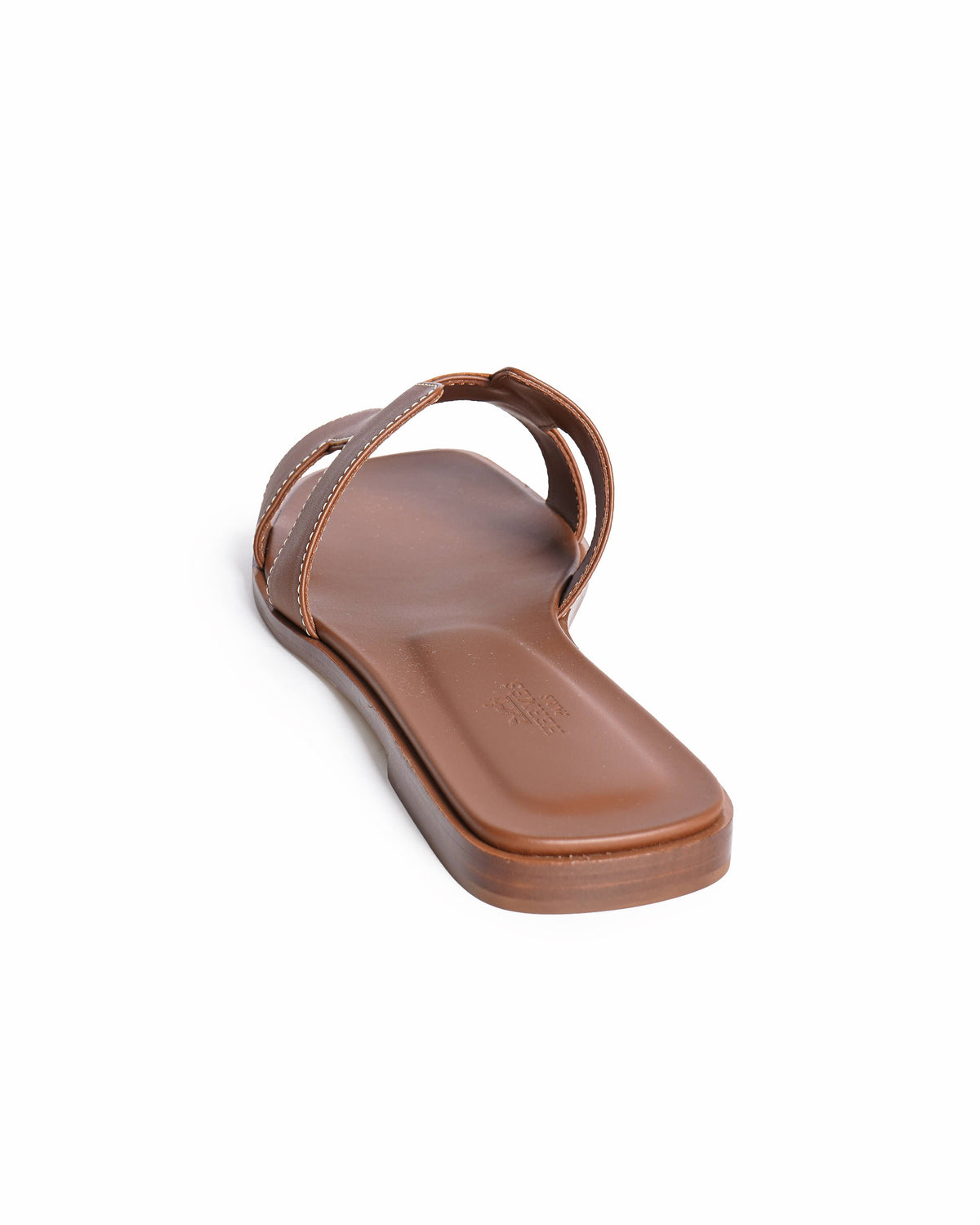Hermès Oran Brown Flats