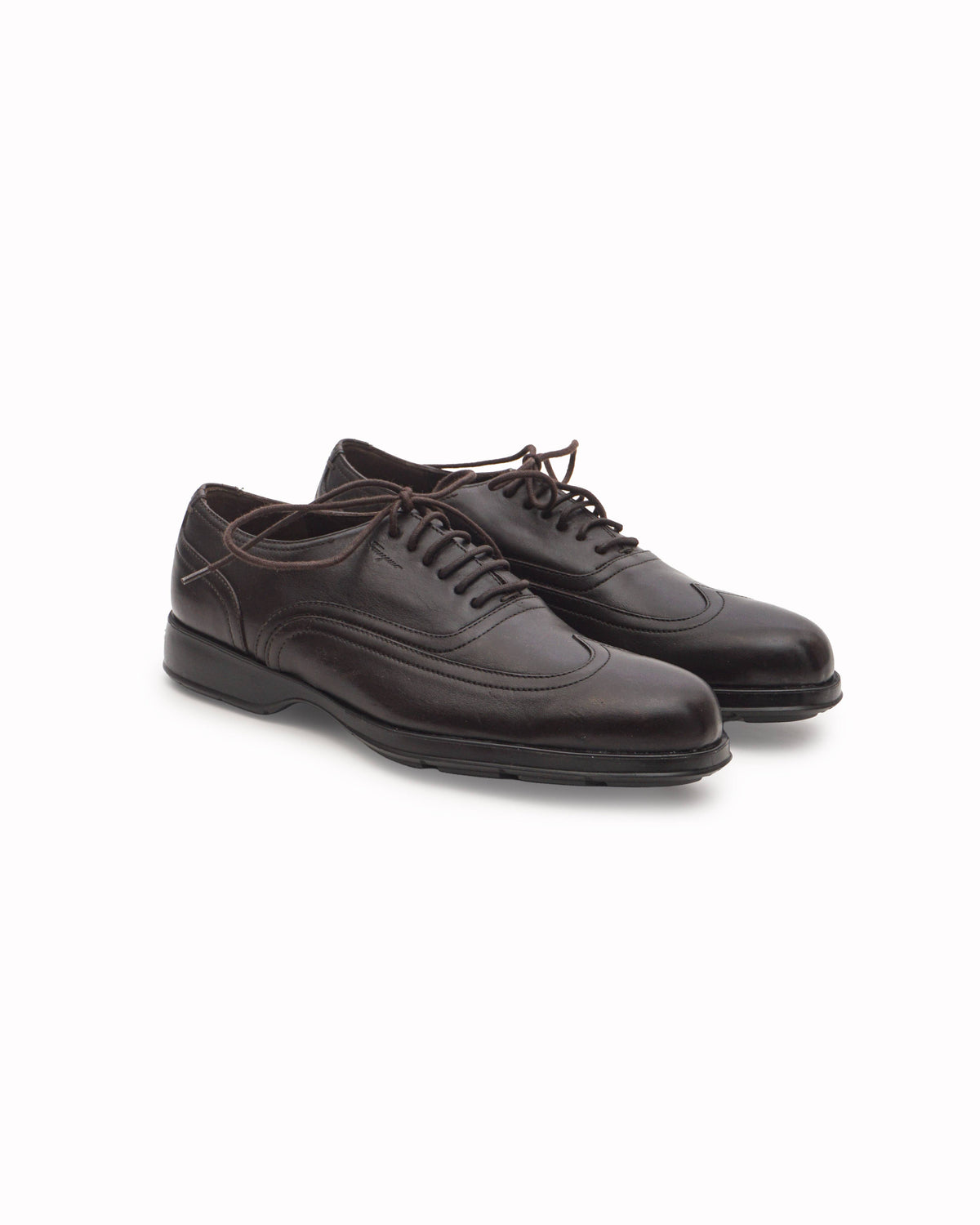 Louis Vuitton Brown Leather Brogue Oxfords