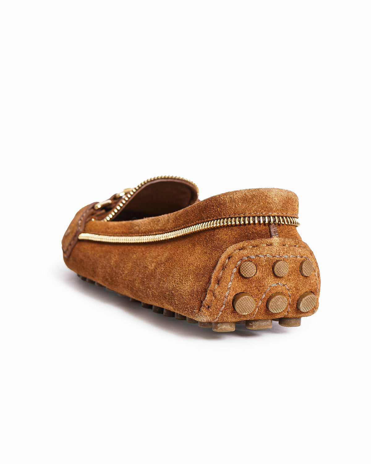 Louis Vuitton brown suede oxford loafers women