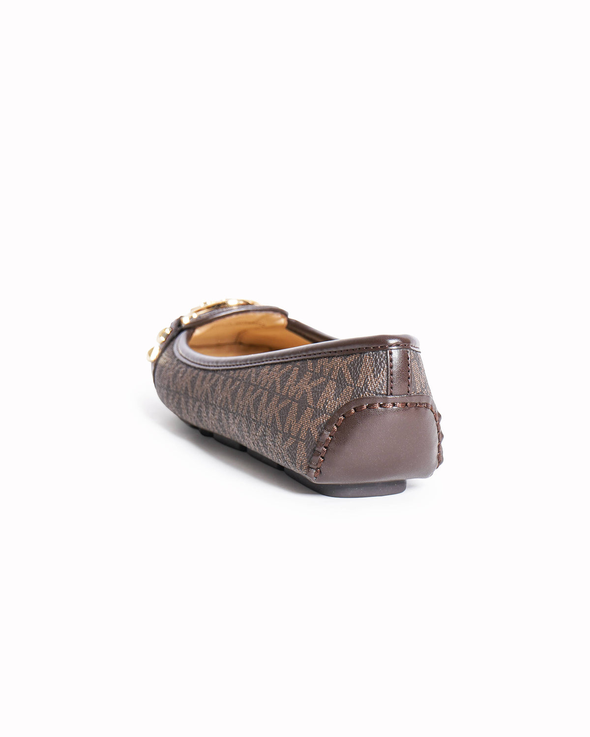 Michael Kors Fulton Studded Logo Moccasins in brown