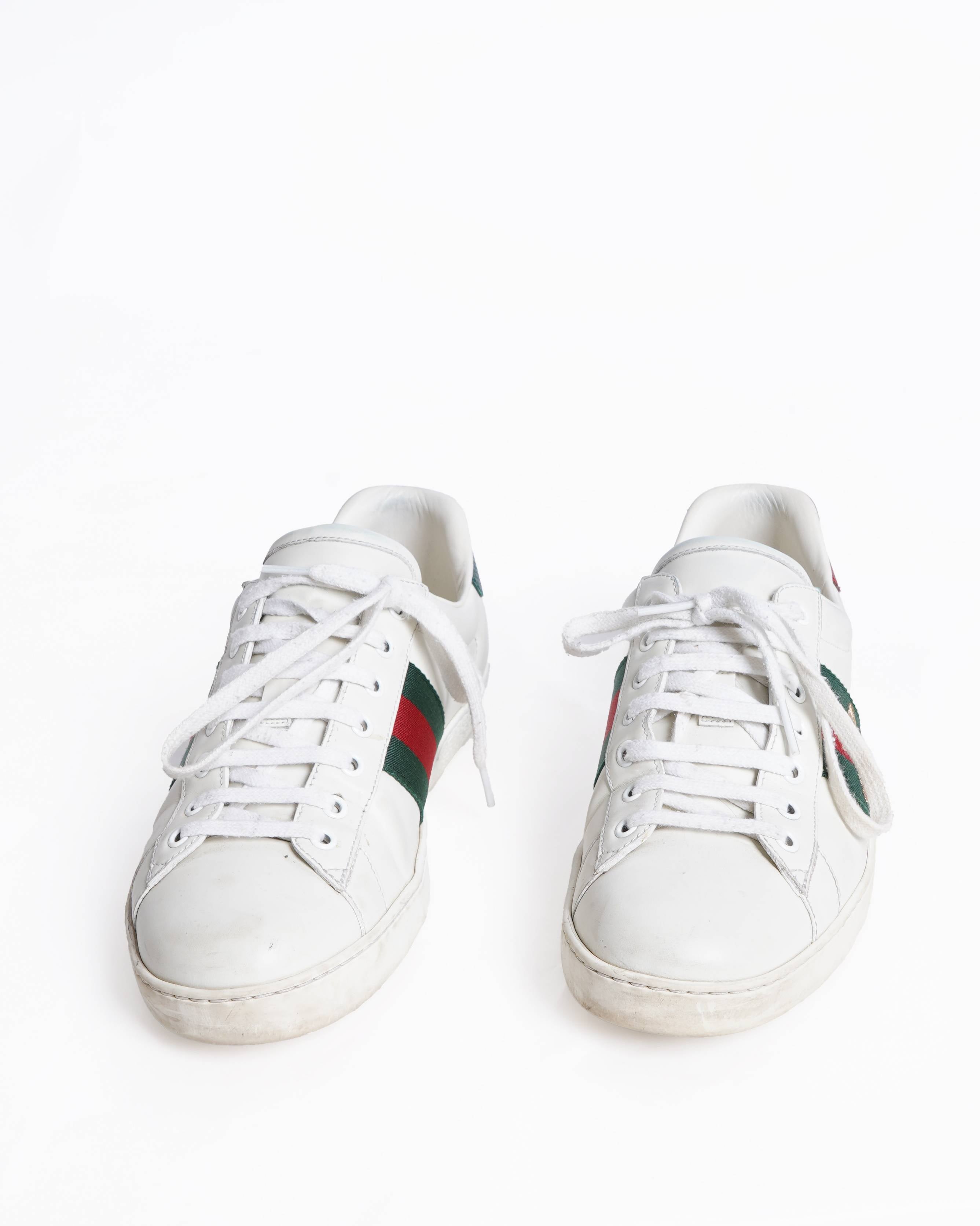 Gucci Ace leather trainers