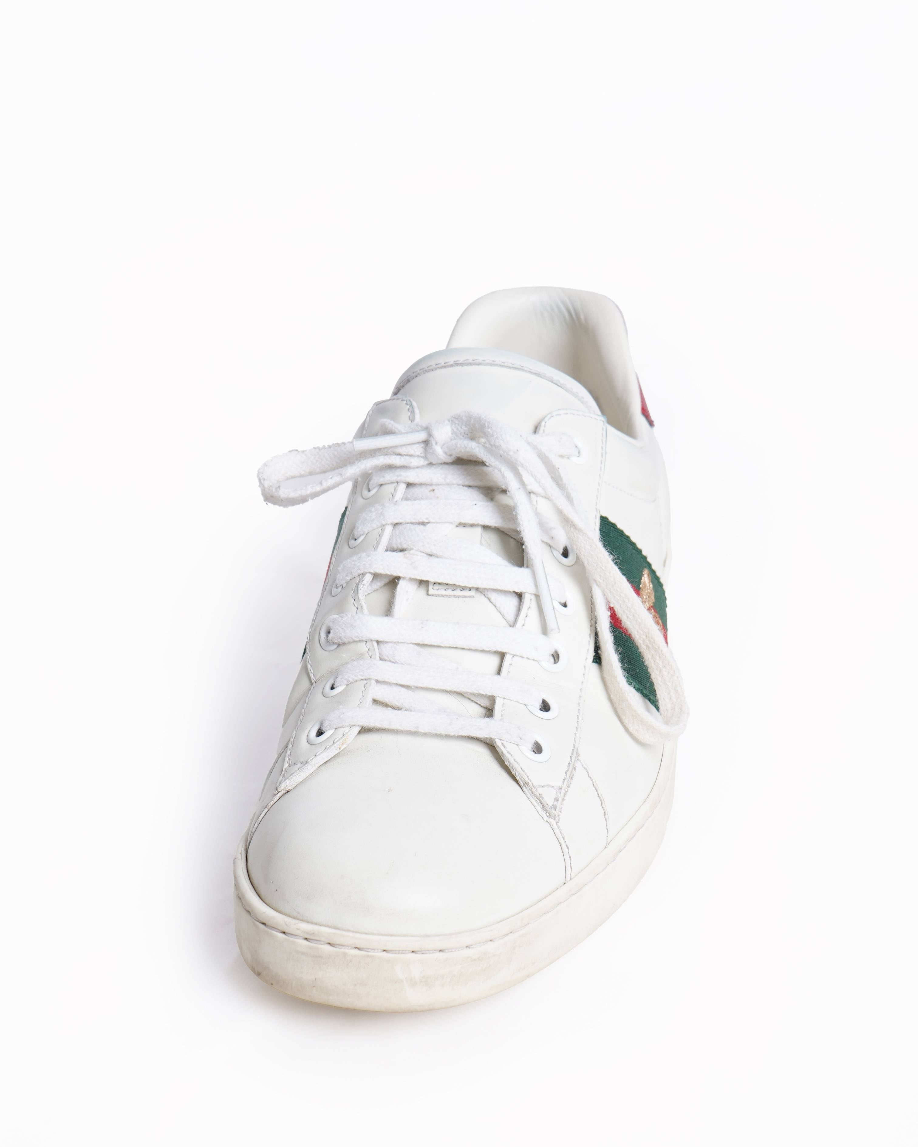 Gucci Ace leather trainers