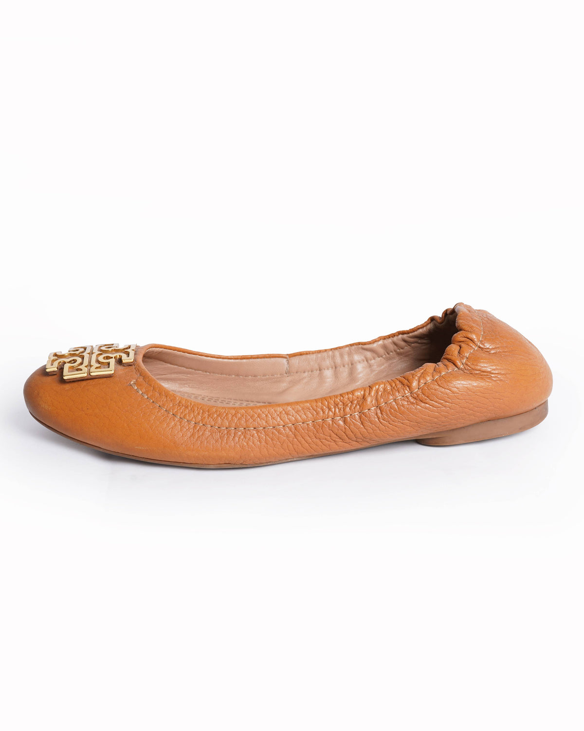 Tory Burch 
pebbled leather melinda ballet flats