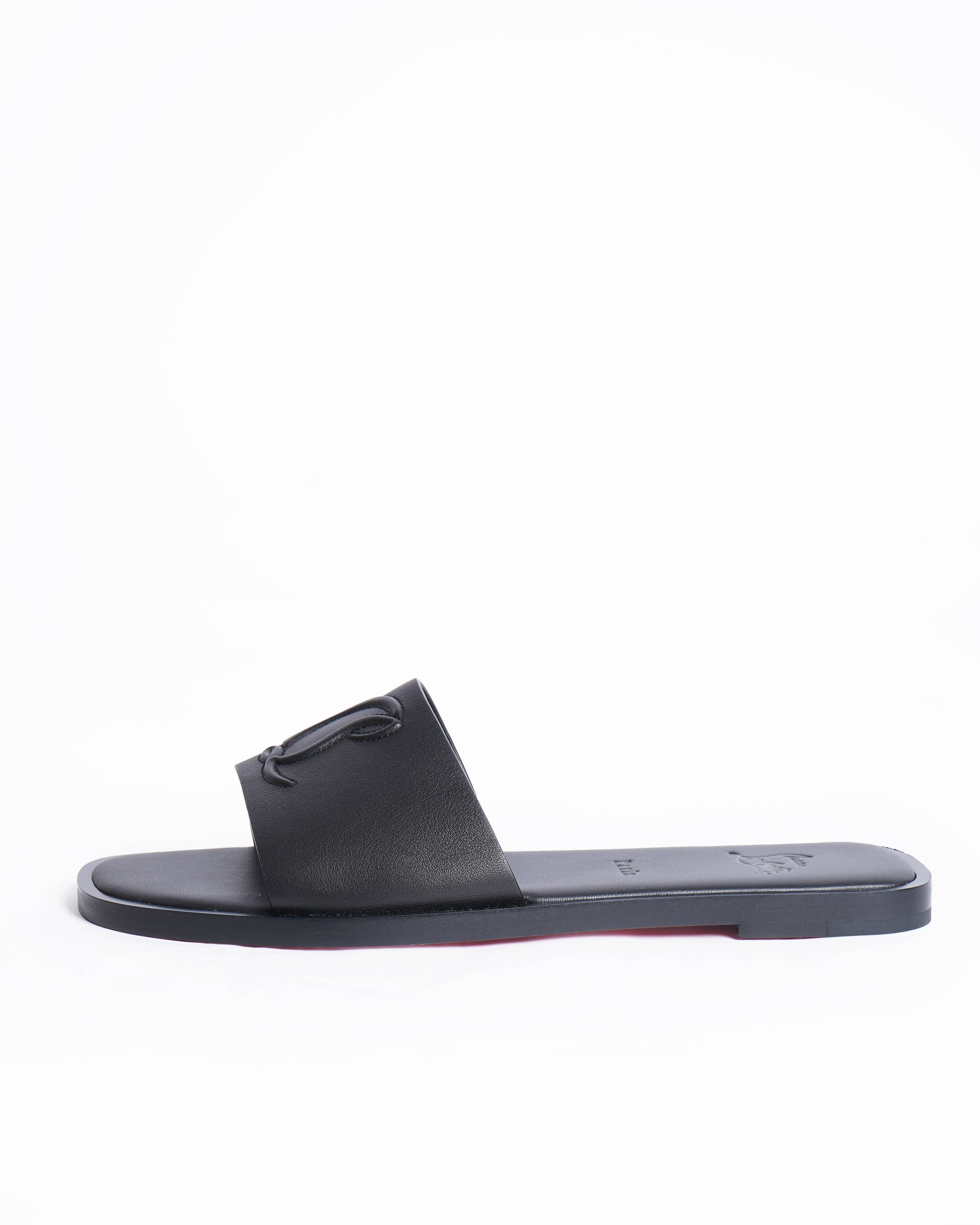 New Christian Louboutin Flats In Black