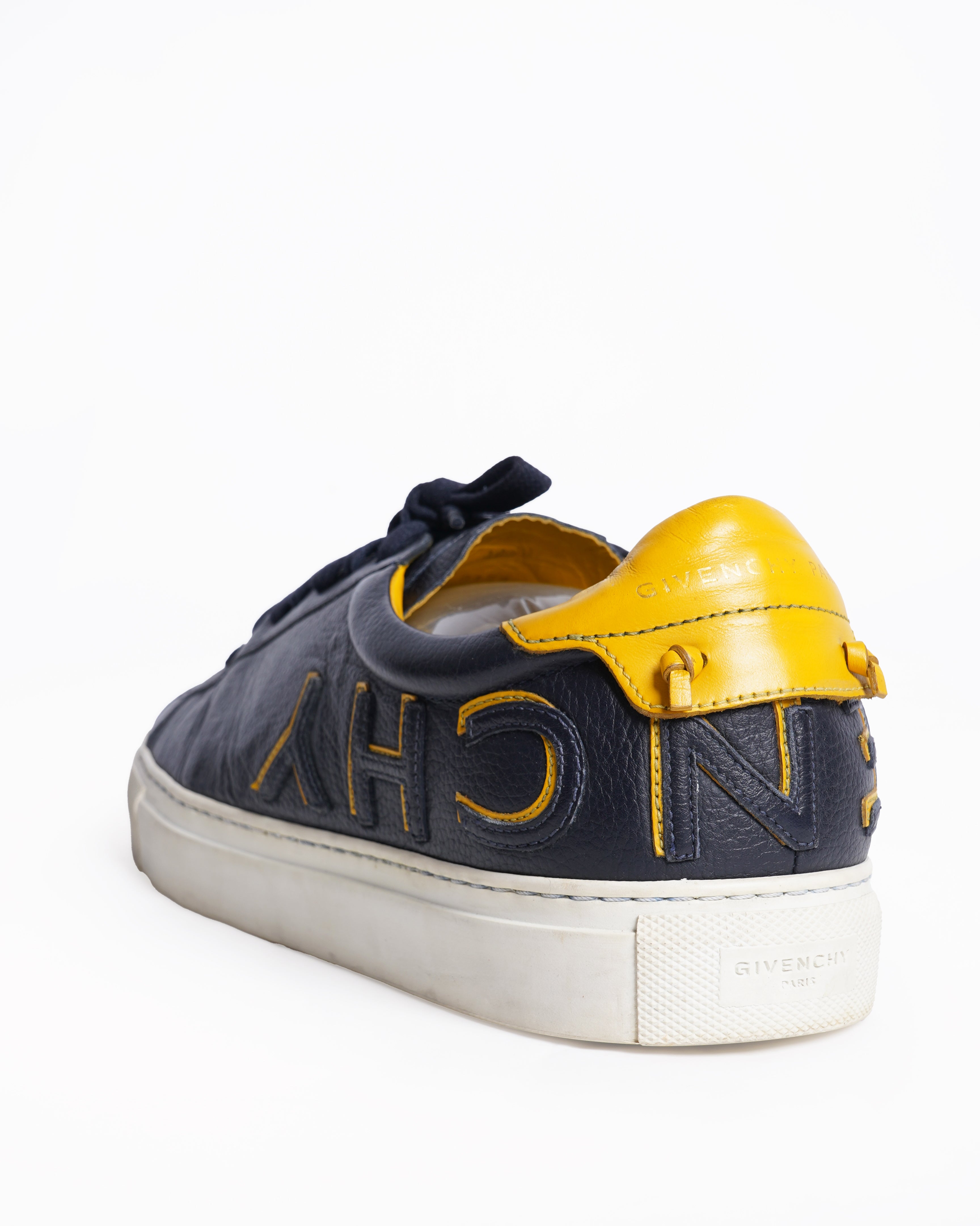 Givenchy Leather colorblock pattern sneakers