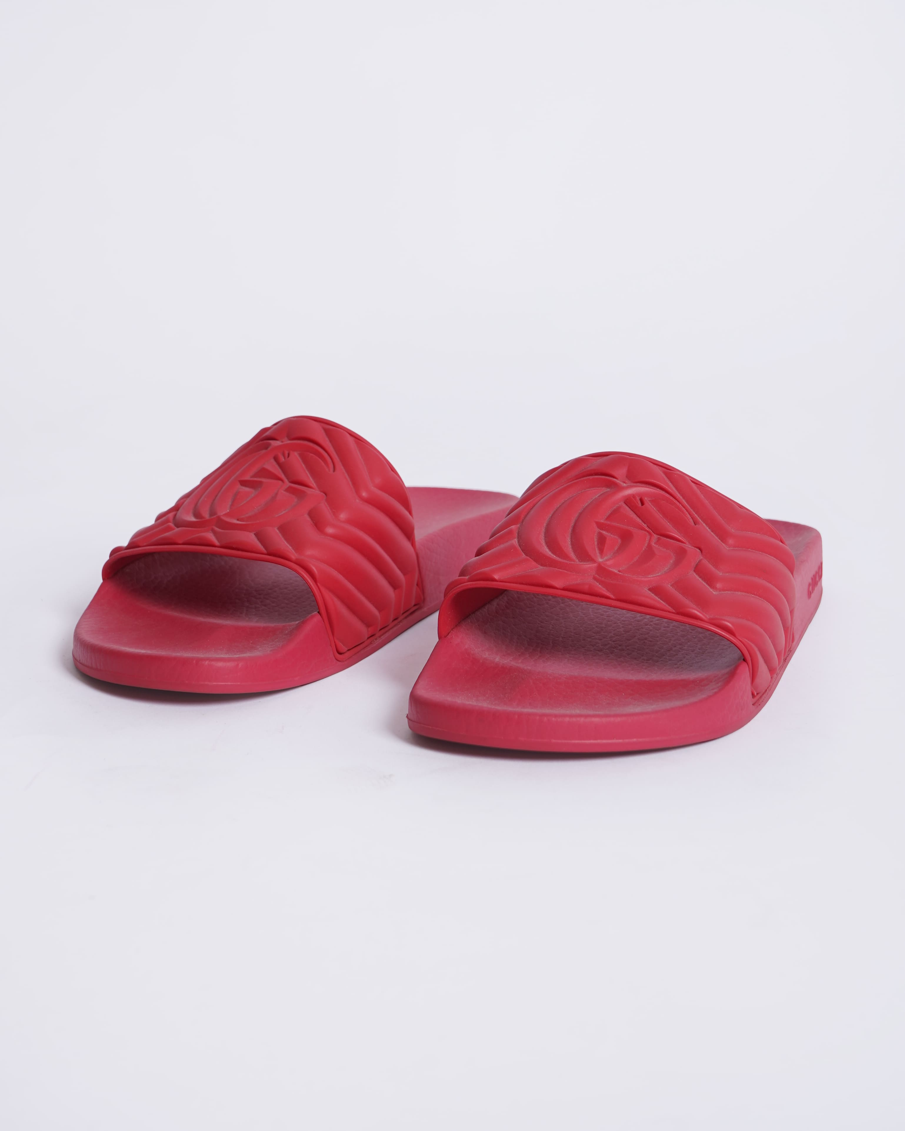 Gucci Men's Slides In Red