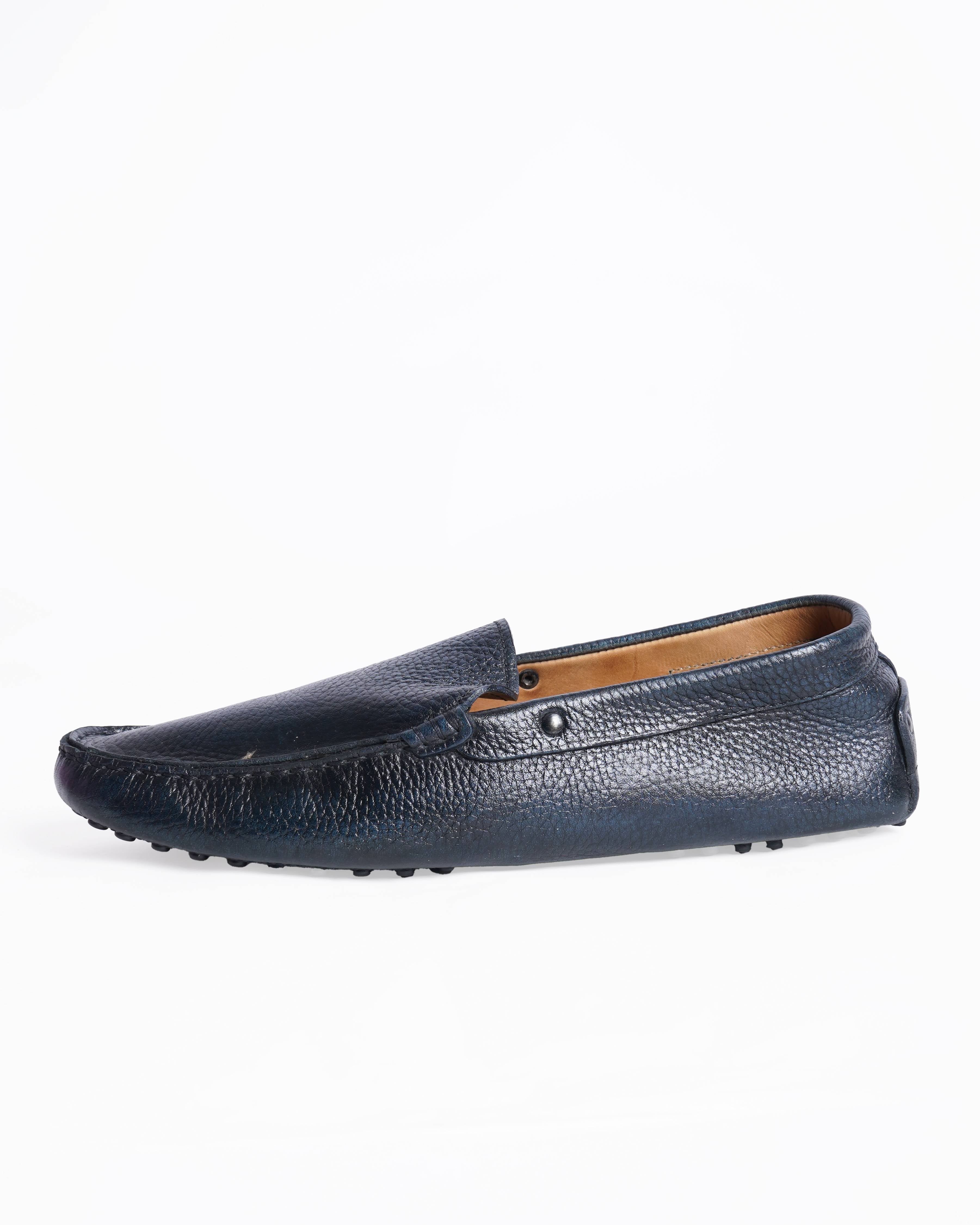 Tod's Leather loafers in blue