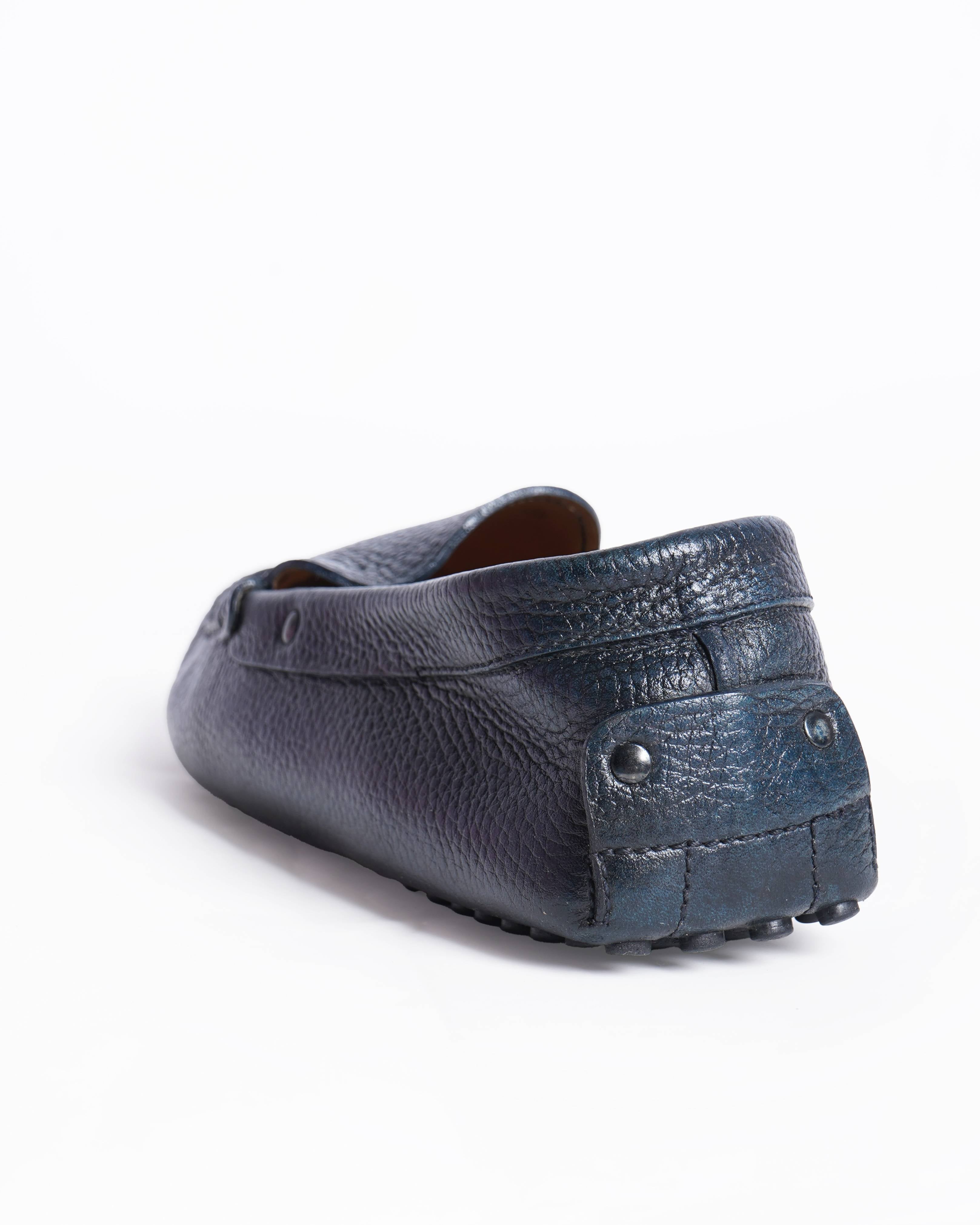 Tod's Leather loafers in blue