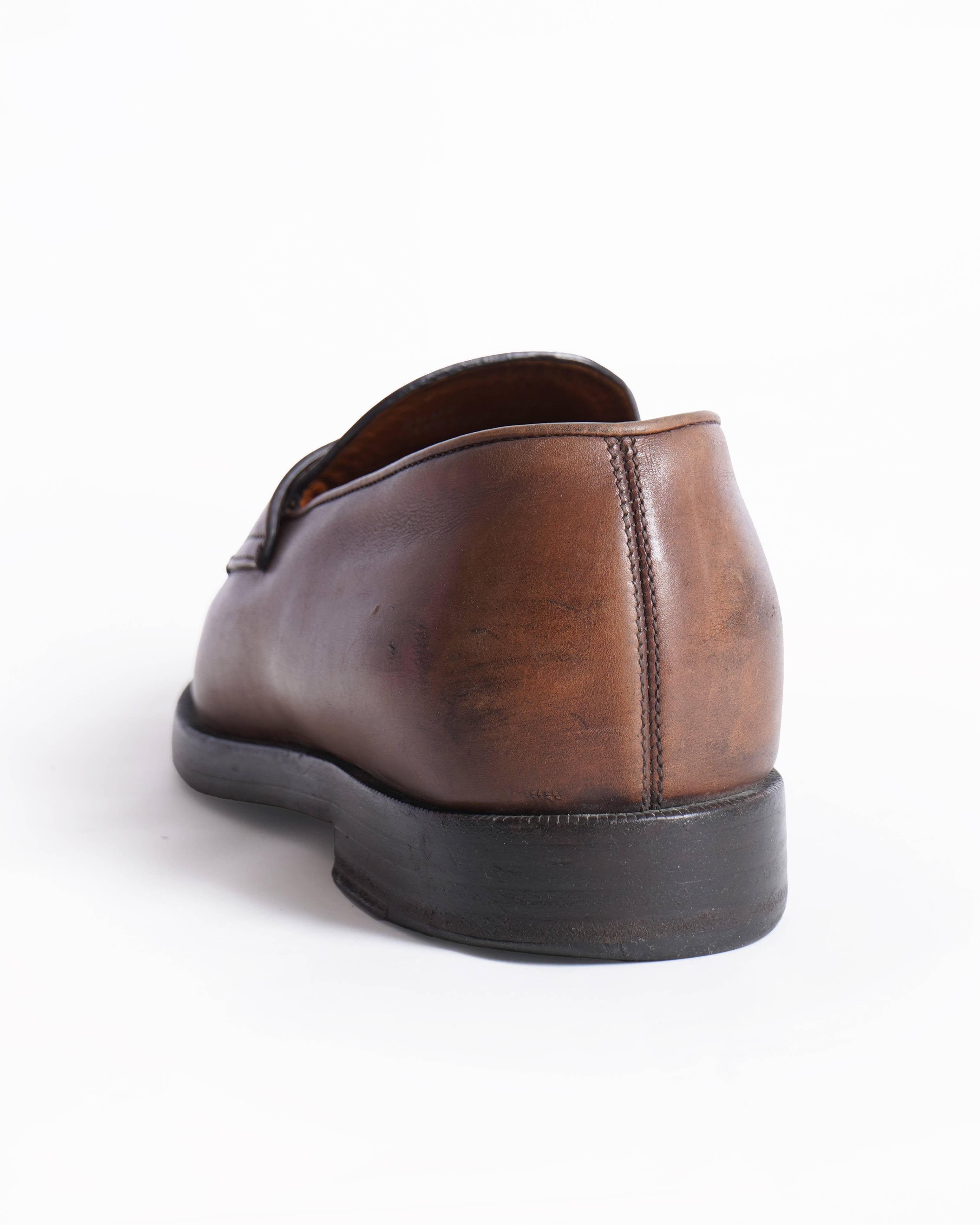 Zegna Leather torino loafers