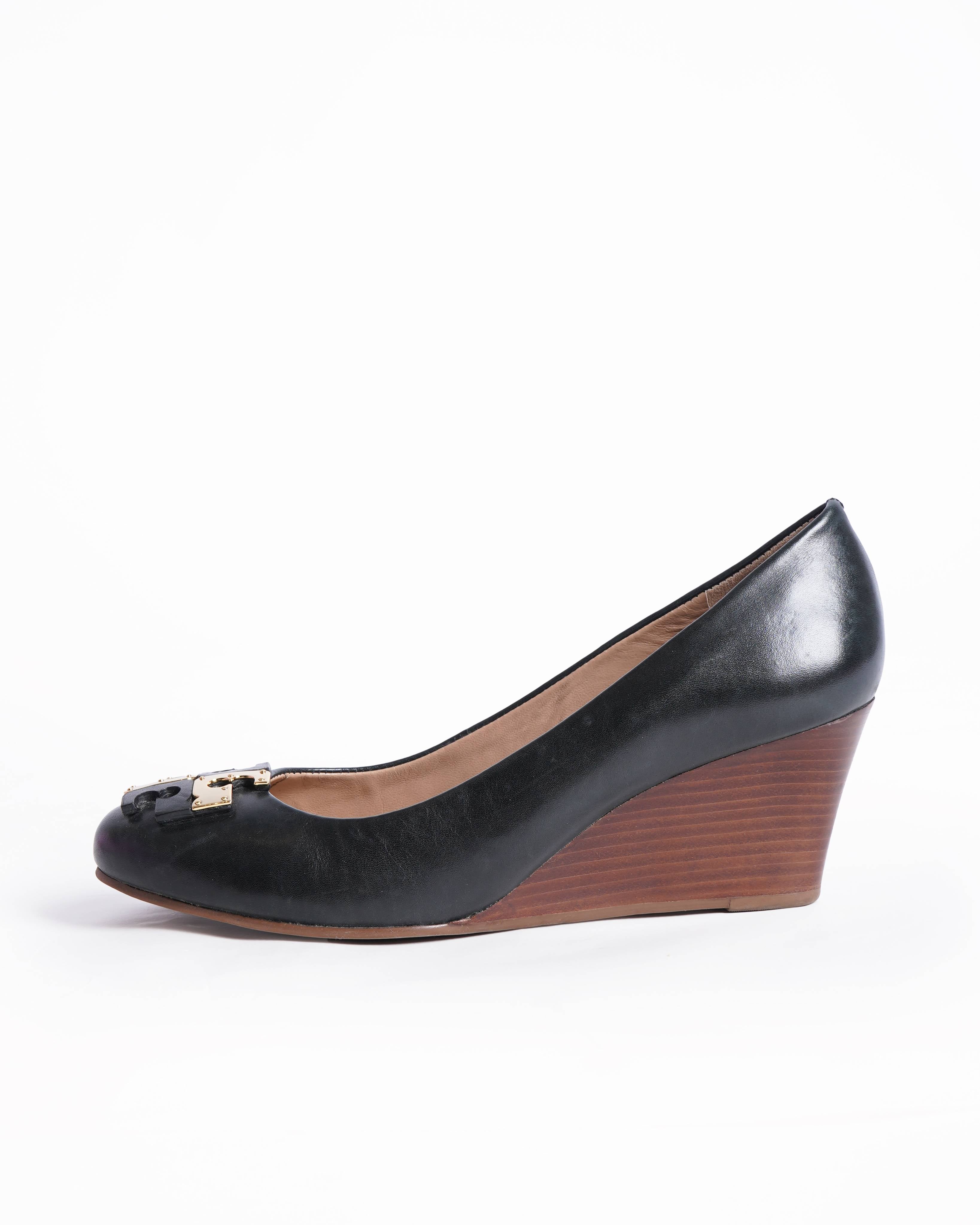 Tory burch lowell ballet wedge heels