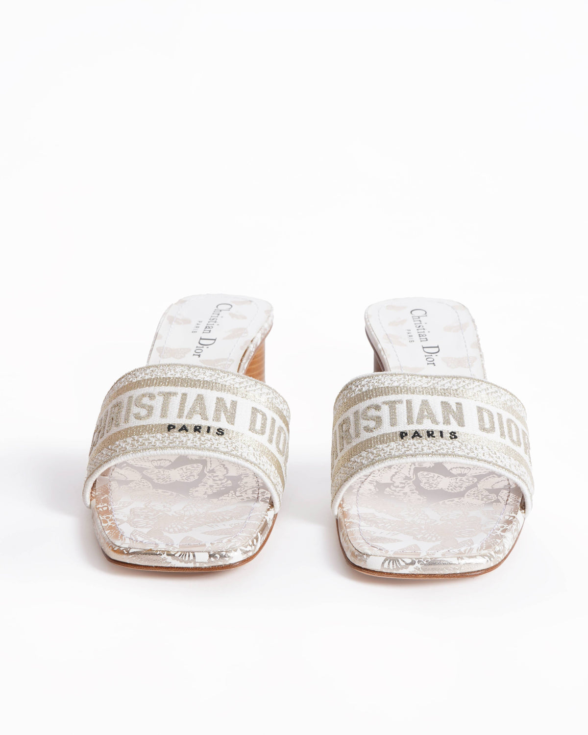 Christian Dior 
Dway cloth mules