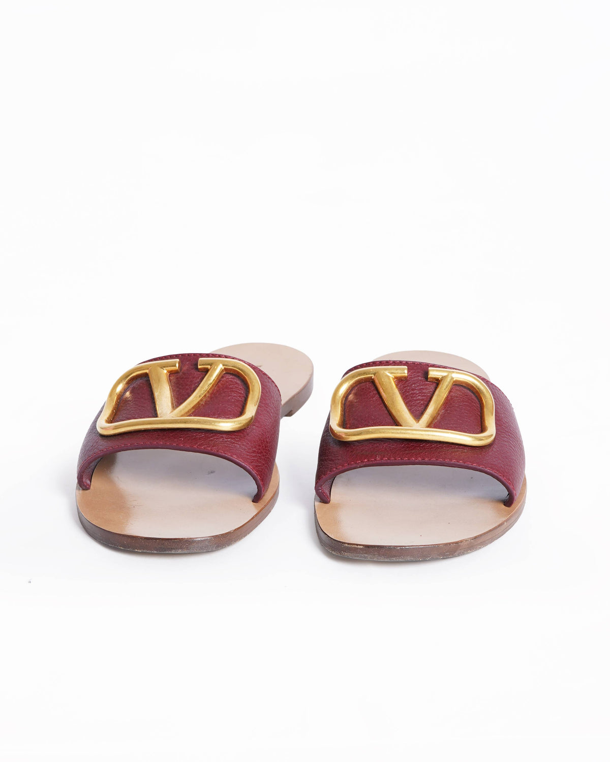 Valentino garavani v logo signature slide sandals