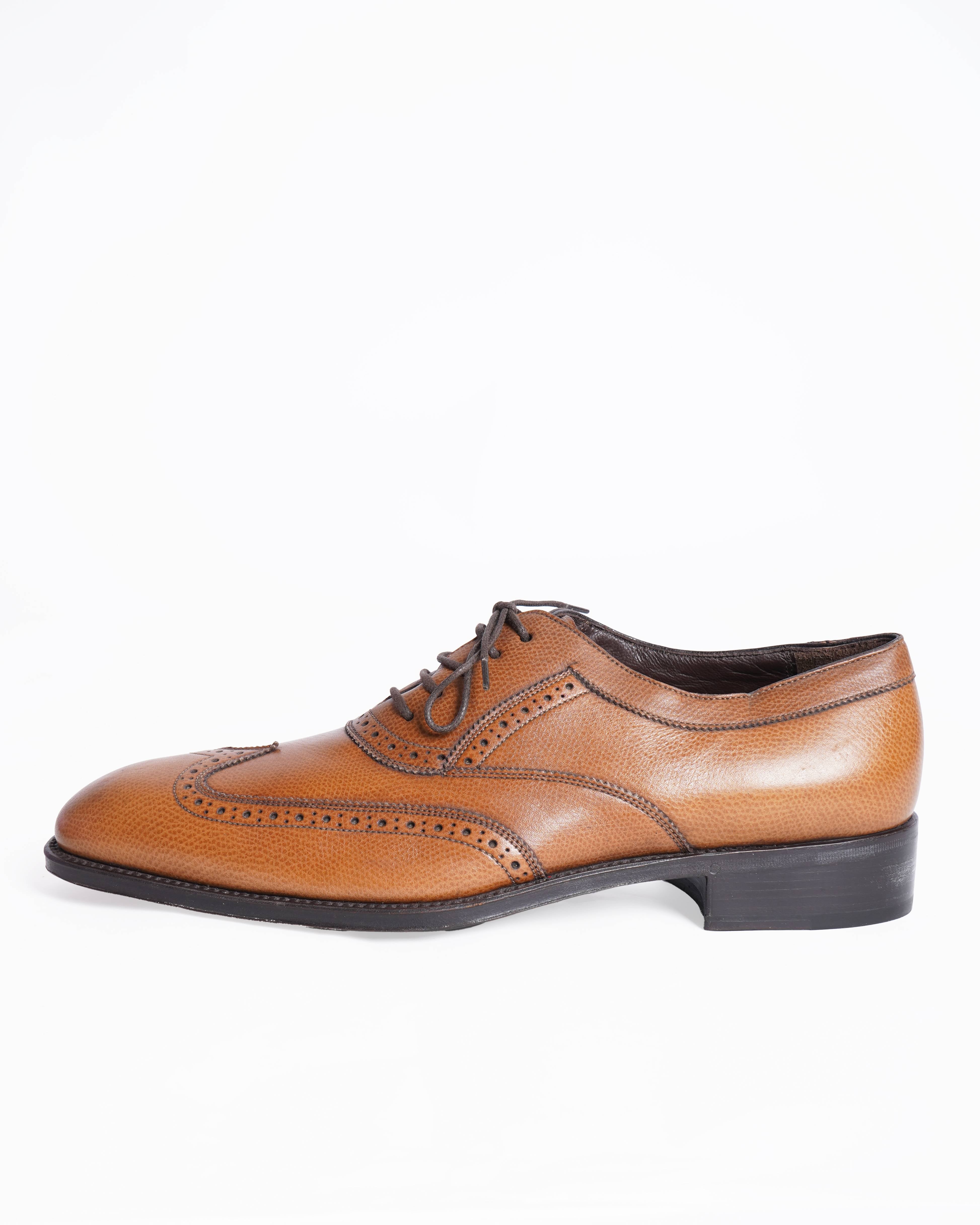 Salvatore Ferragamo Lace Up Leather shoes in Brown