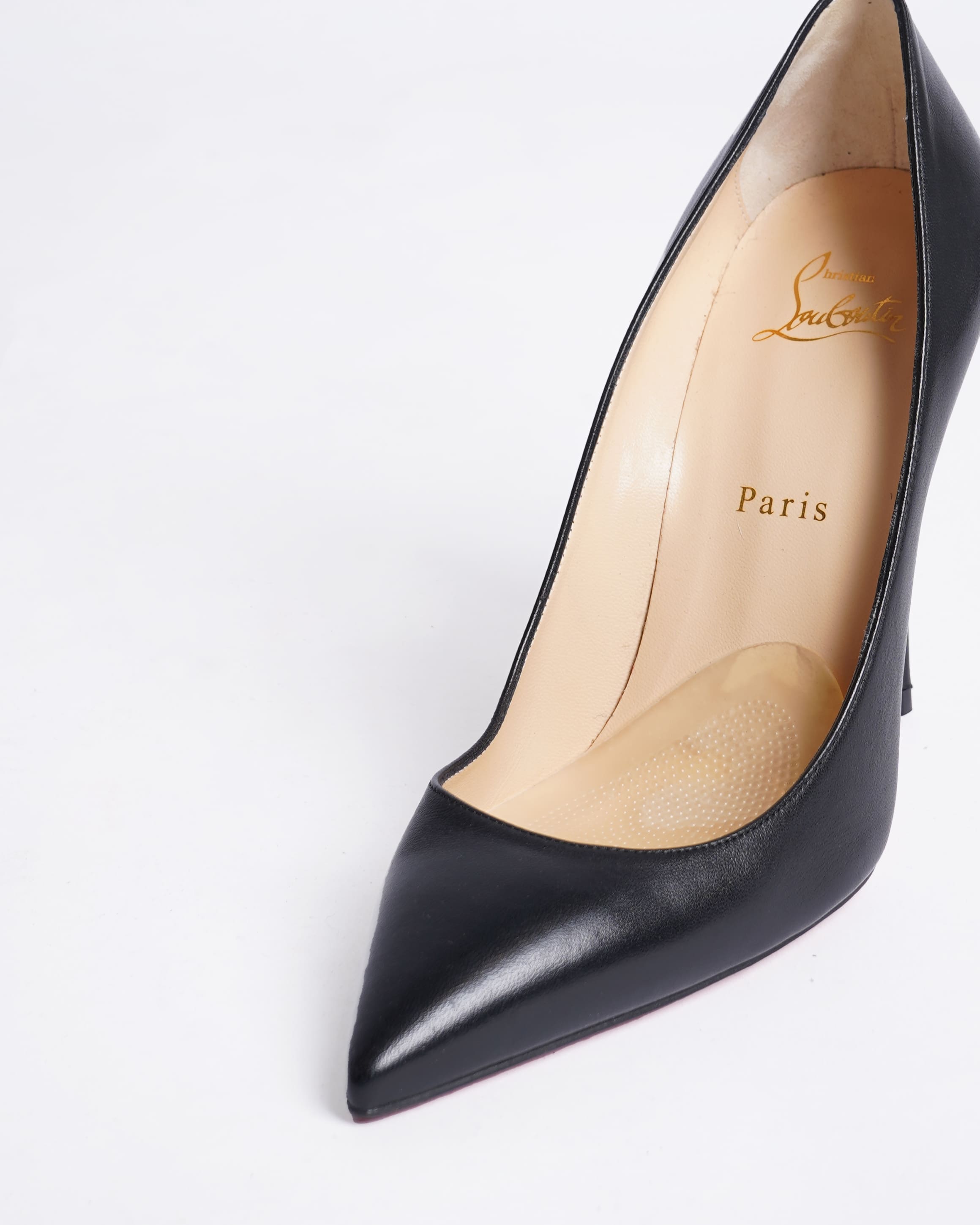 Christian Louboutin Pointy Toe Stilettos In Black