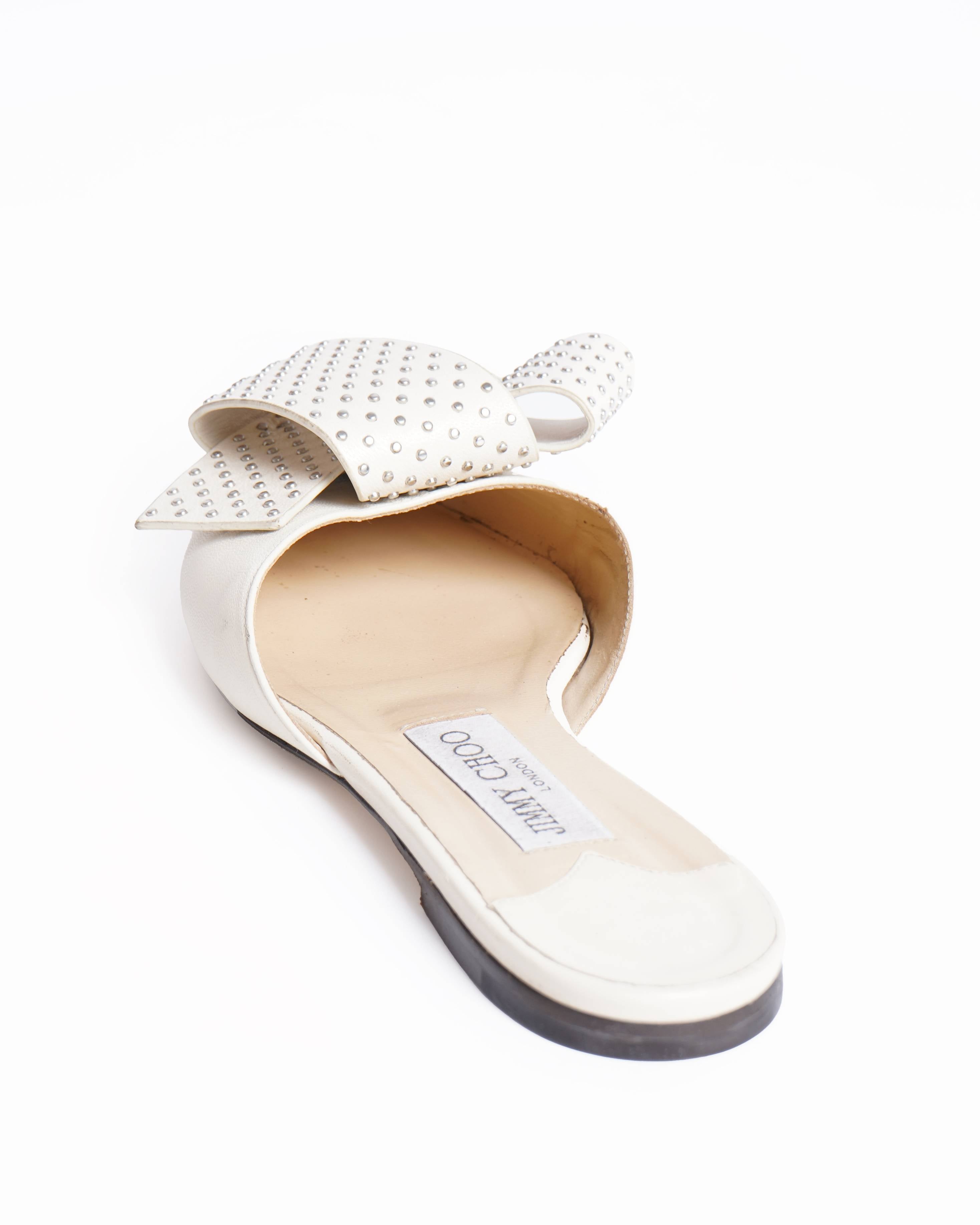 Jimmy choo samantha studded leather mules