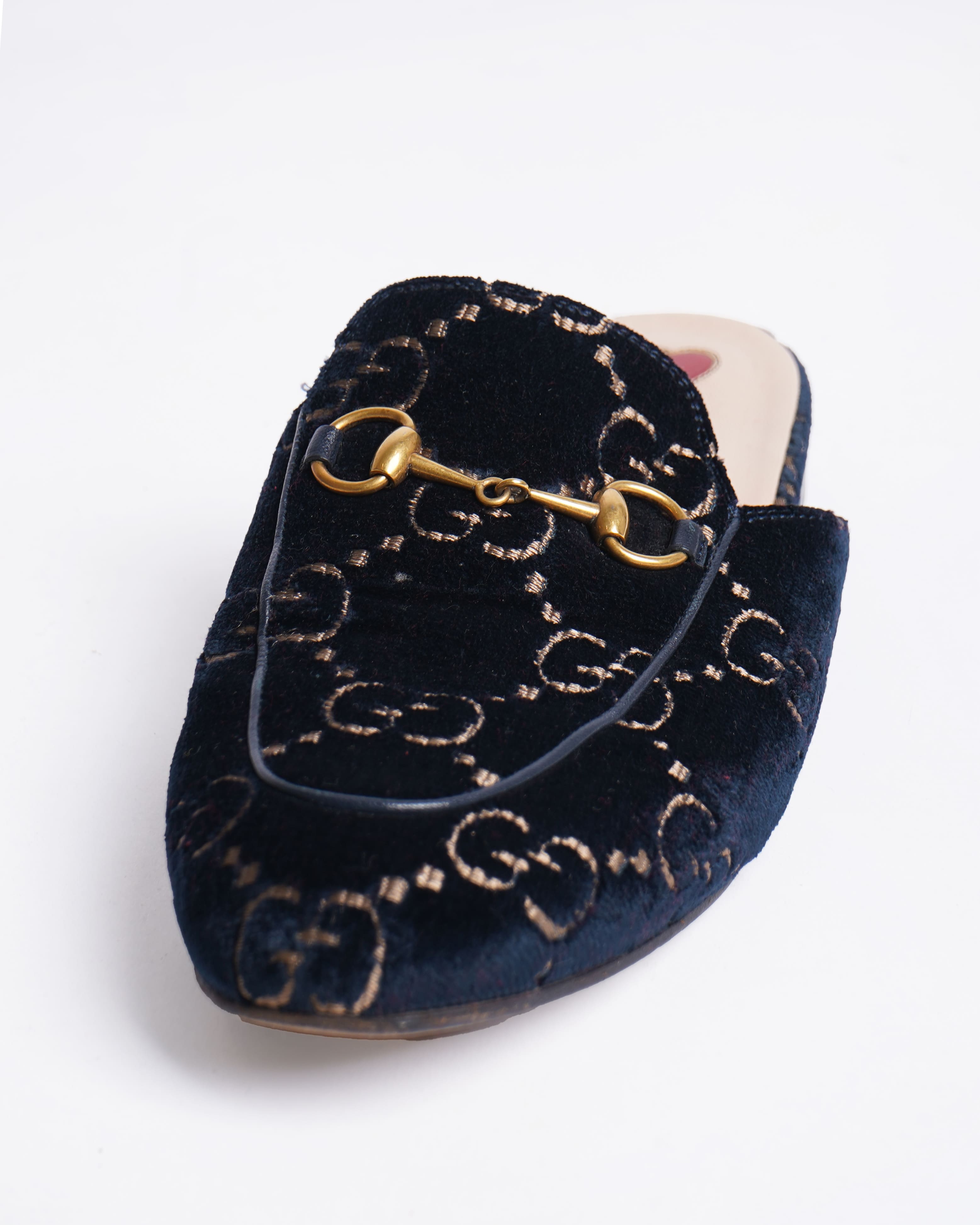 Gucci Princetown Horsebit Flat Mules