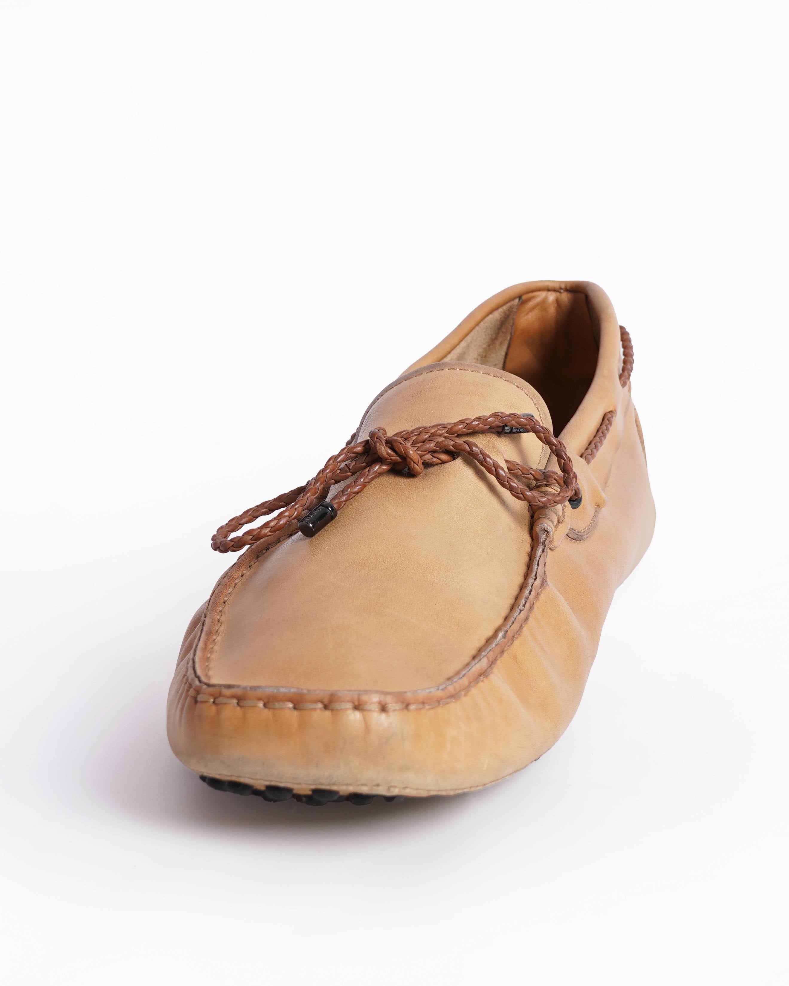 Tod's Tan lace-up Loafers