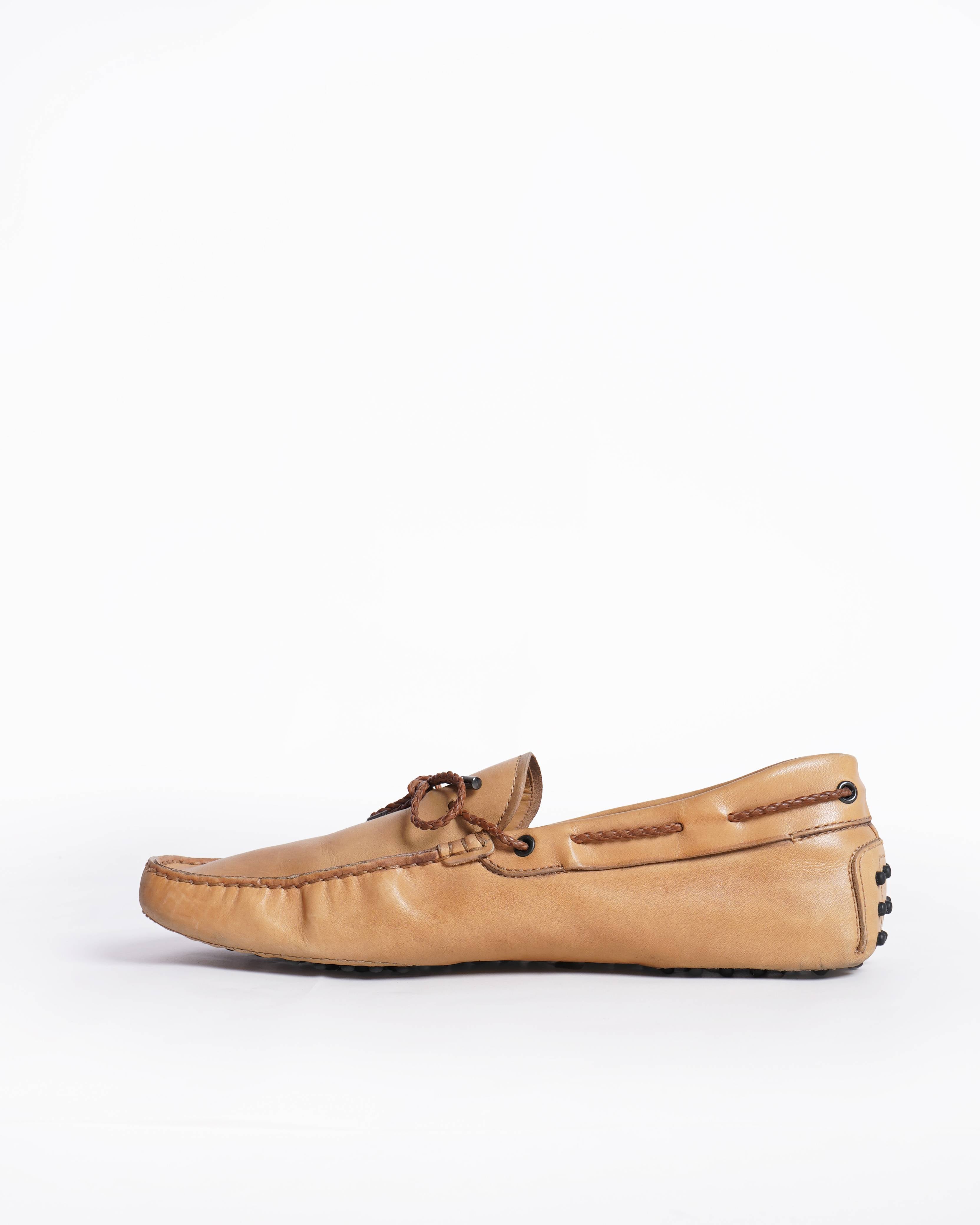 Tod's Tan lace-up Loafers