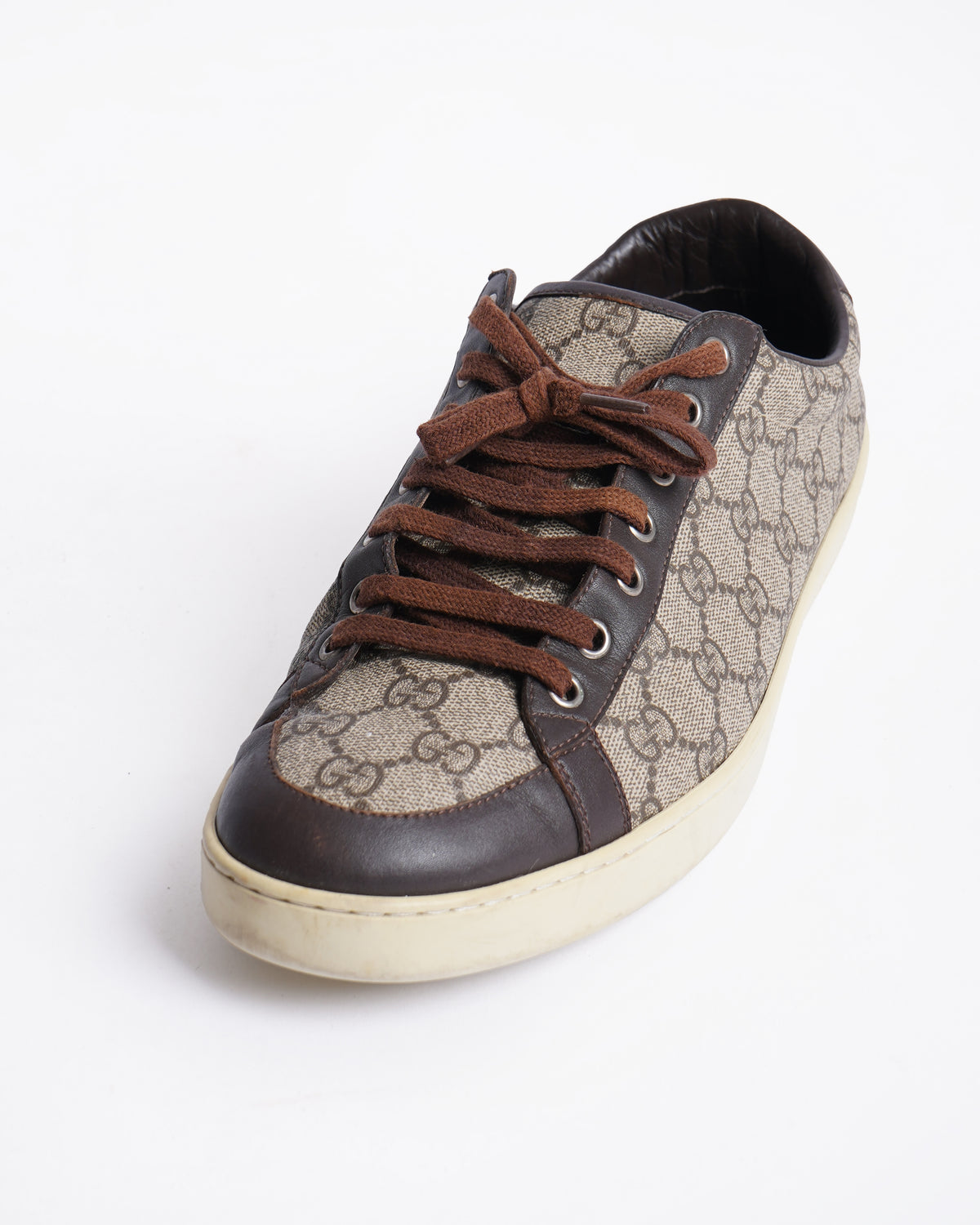 Gucci Men's Brown & Beige Trainers