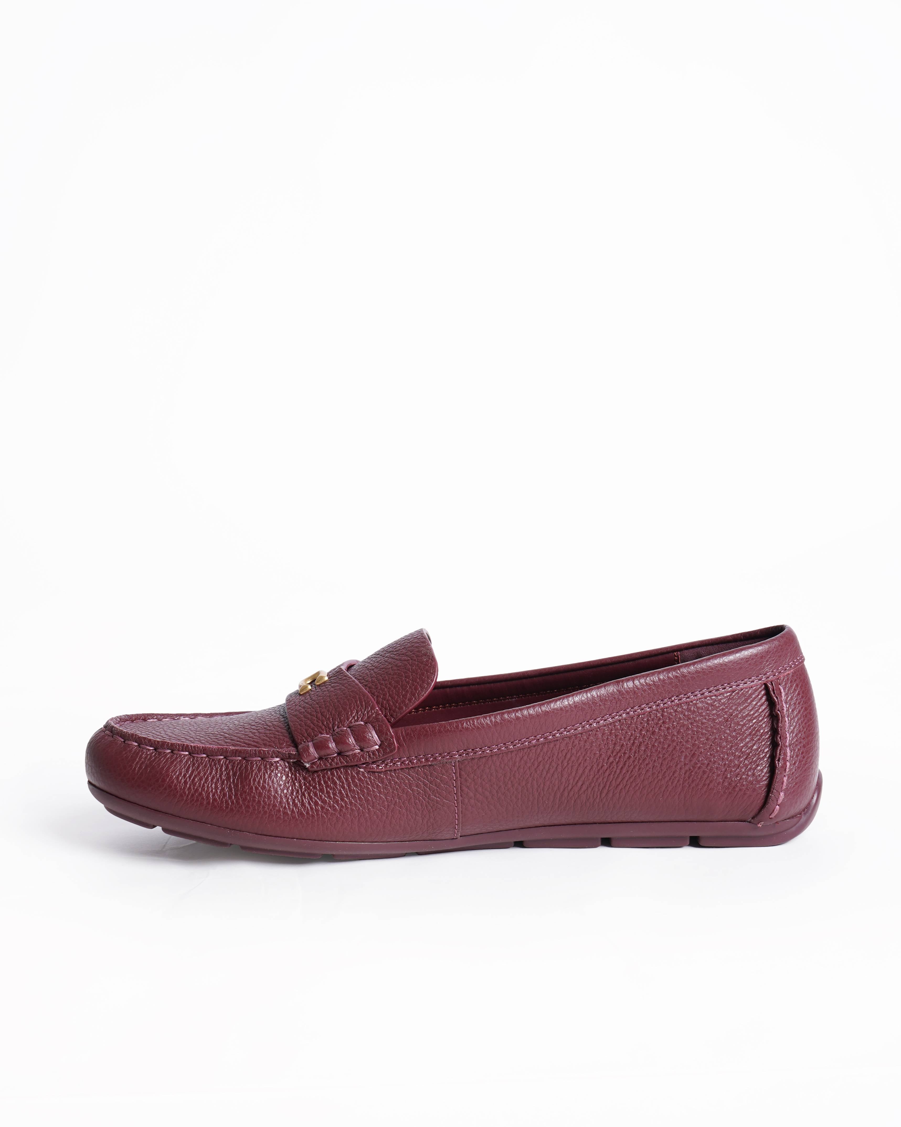 New Coach loafers in Burgundy
