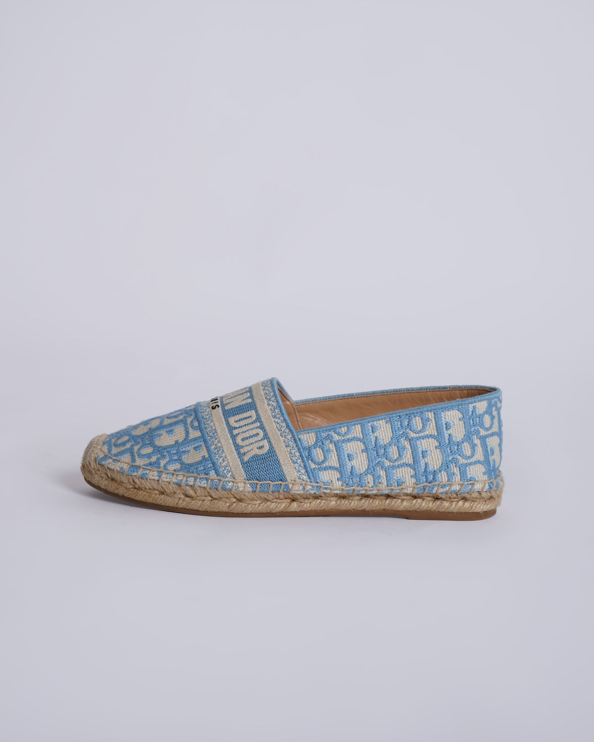 Christian Dior Women's Dioriviera Granville Espadrille In Embroidered Cotton