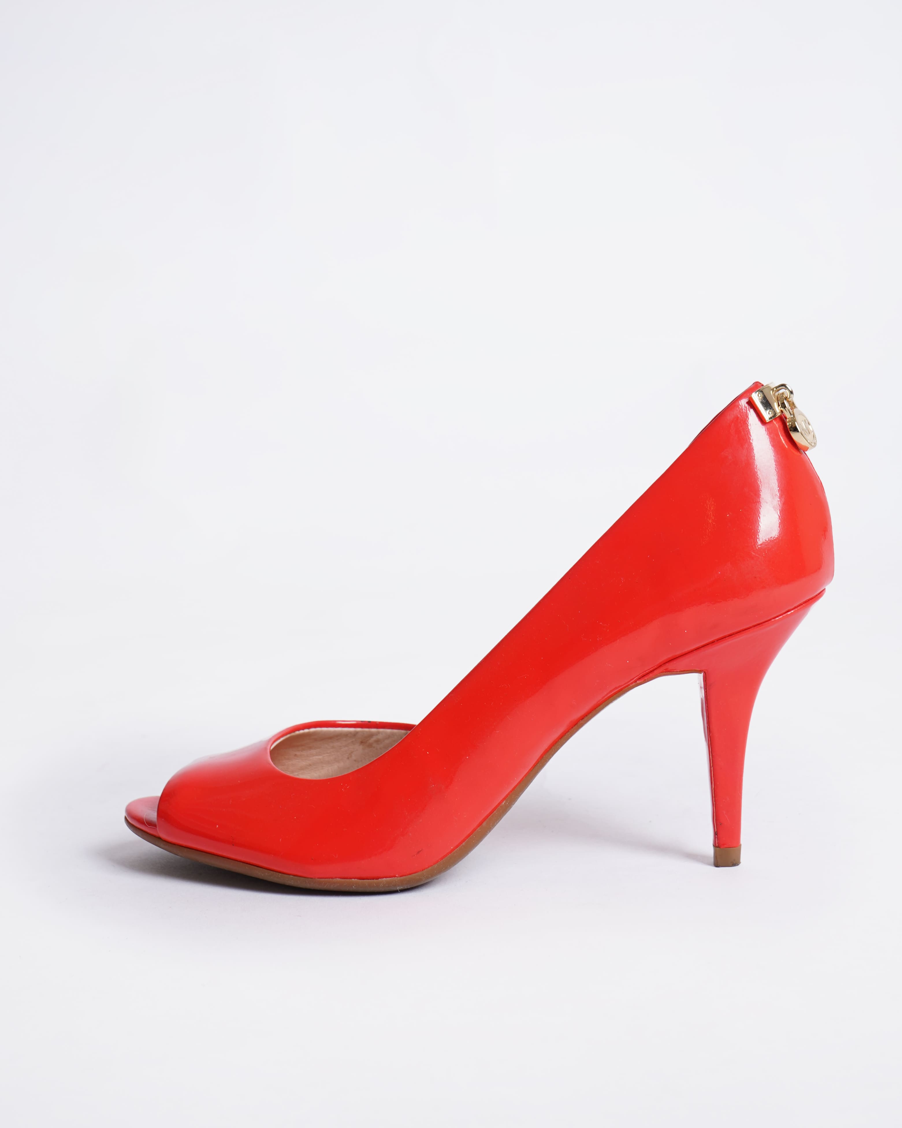 Michael kors chantal flex faux patent leather pumps