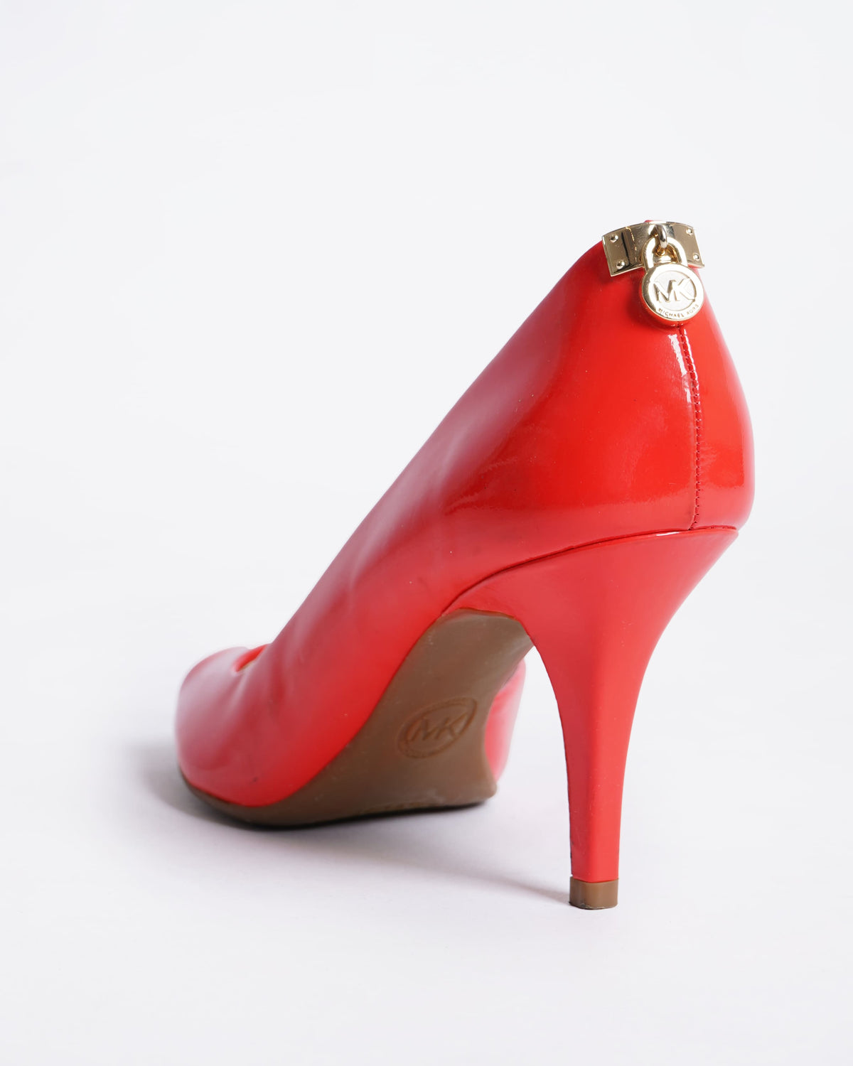Michael kors chantal flex faux patent leather pumps