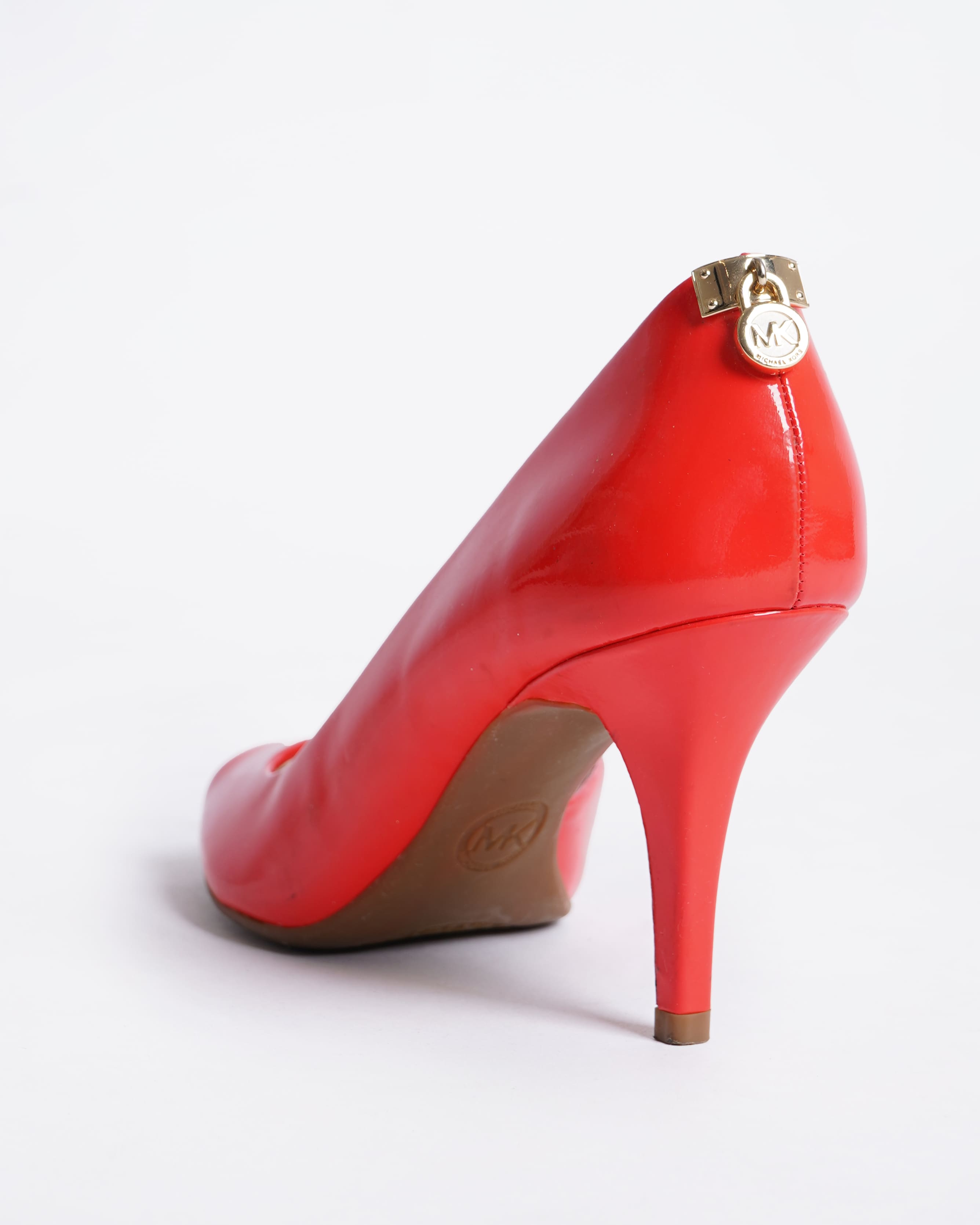 Michael kors chantal flex faux patent leather pumps