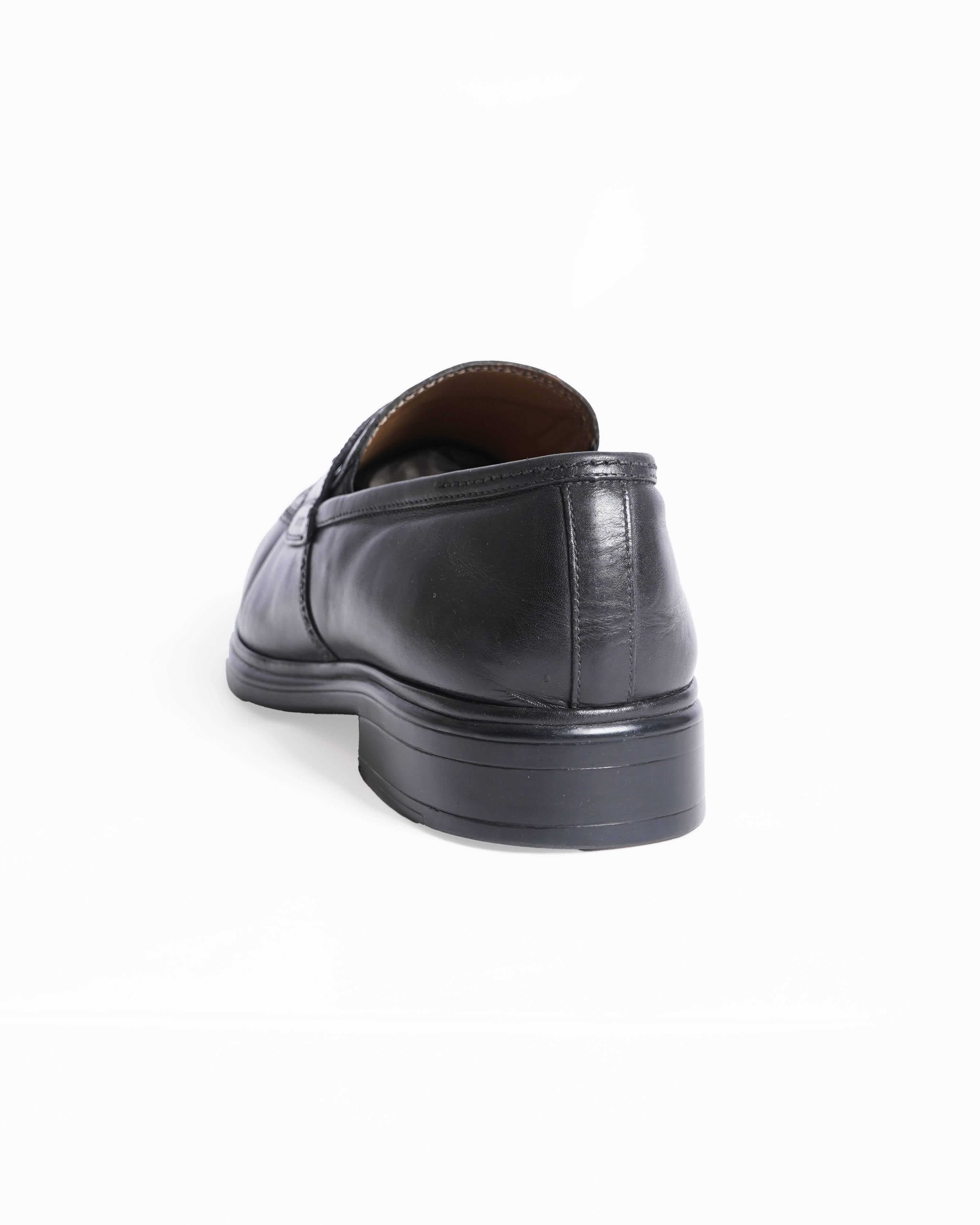 Bally Black Leather Loafers