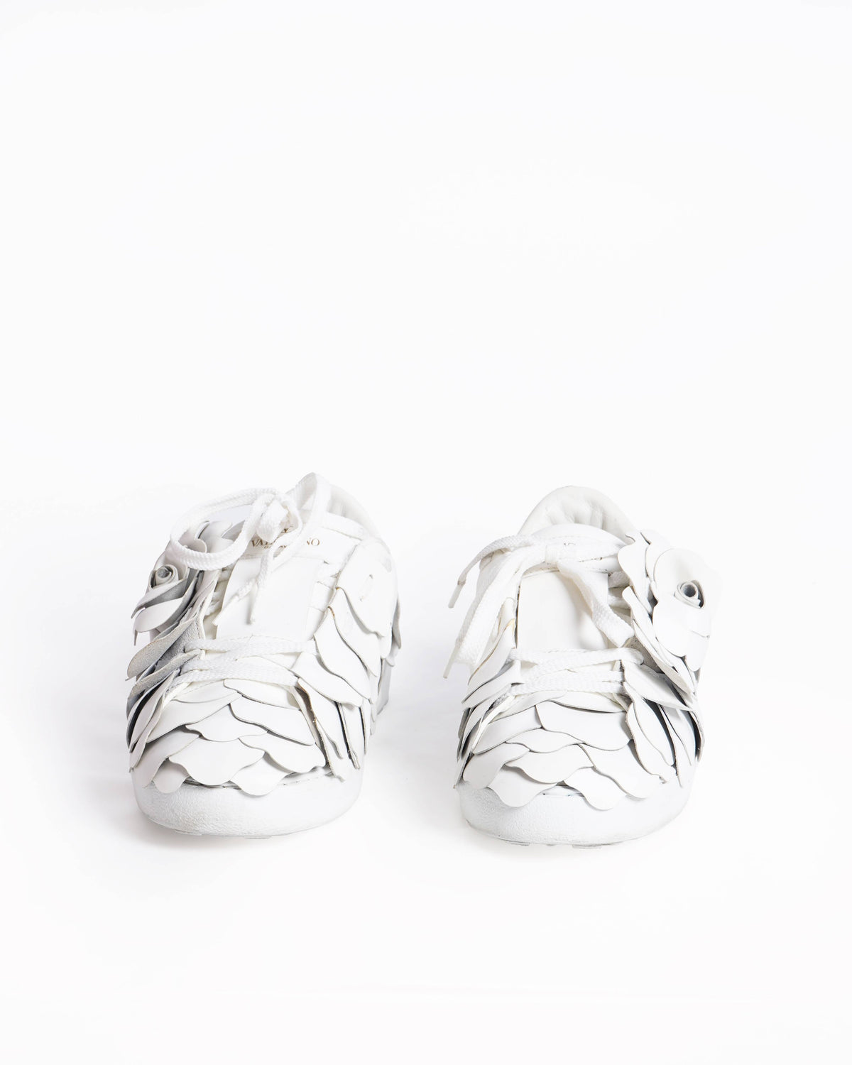 Valentino garavani atelier leather rose floral sneakers