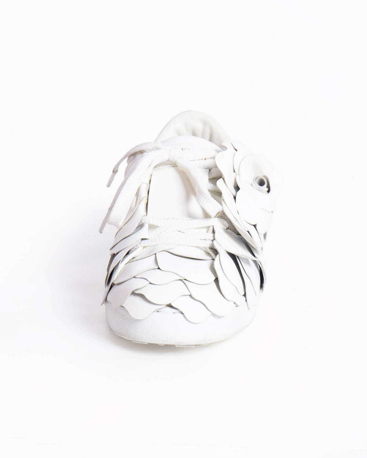 Valentino garavani atelier leather rose floral sneakers