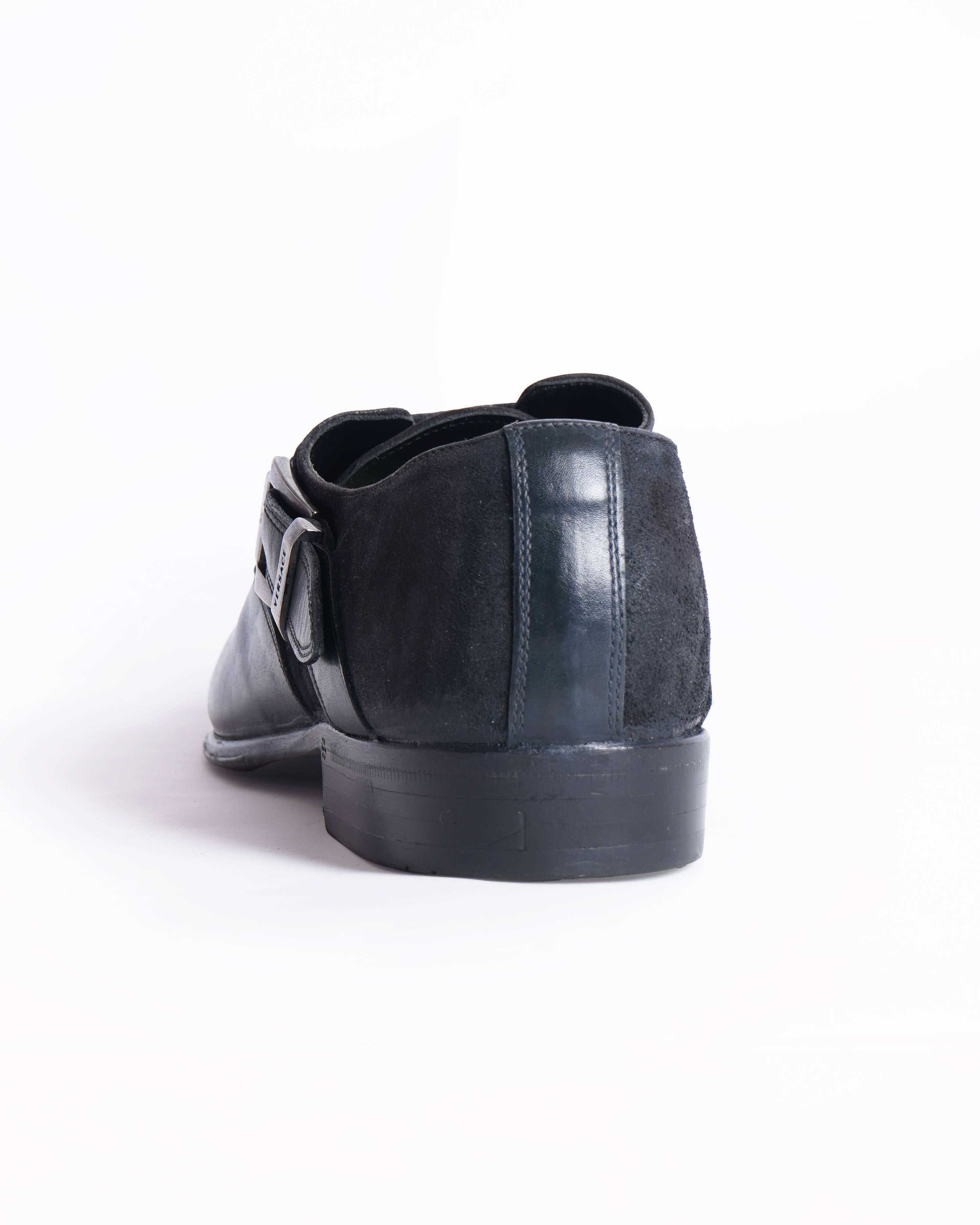 Versace Studded black loafers